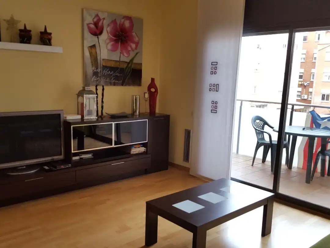 Sala de estar de Piso en venta en  Barcelona Capital con Terraza y Balcón