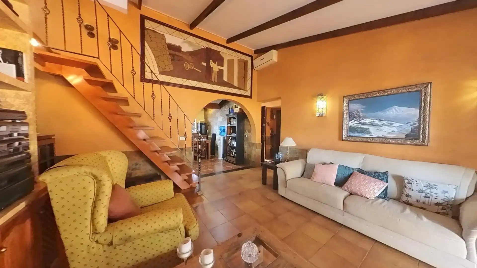 Living room of Detached homes for sale in San Miguel de Abona  with Private garden, Terrace and Furnished