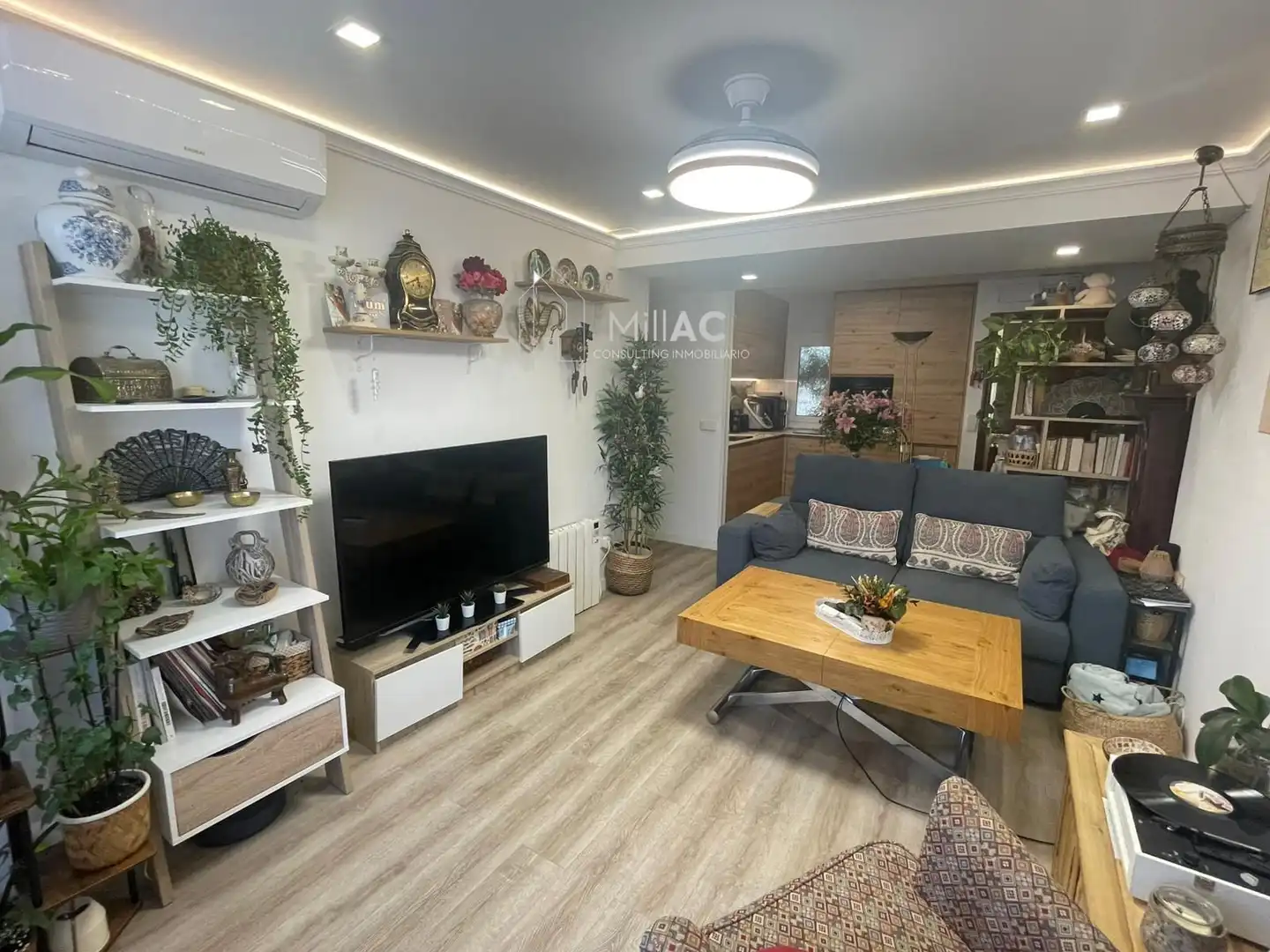 Living room of Flat for sale in Madrid  with Air Conditioner and Heating