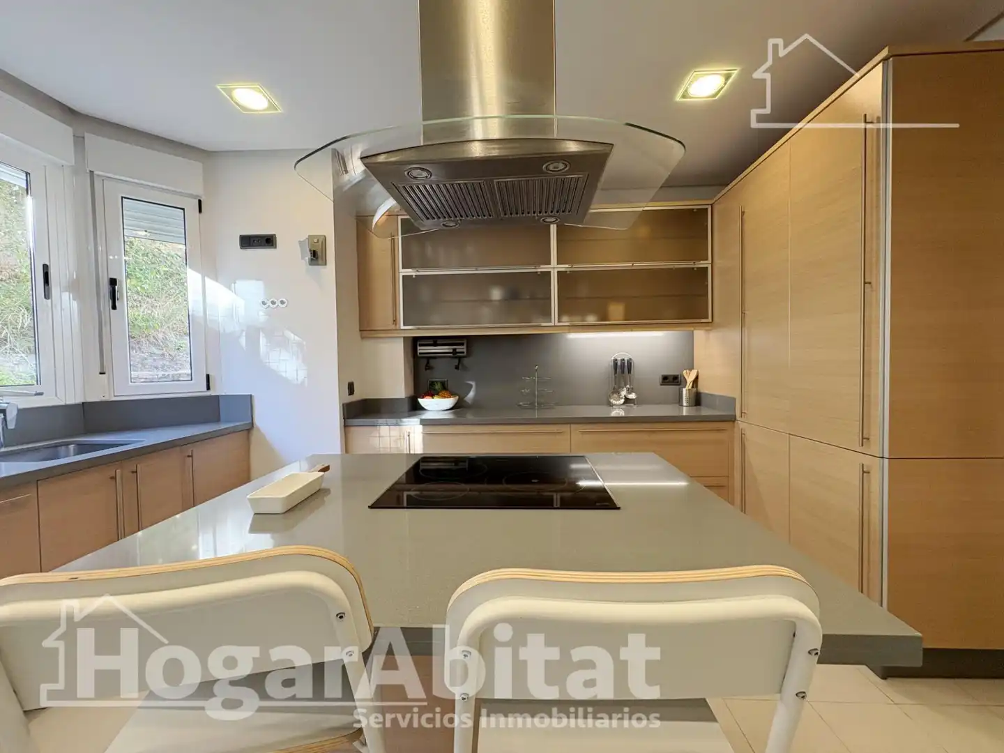 Küche von Haus oder Chalet zum Verkauf in Cullera mit Klimaanlage, Terrasse und Abstellraum