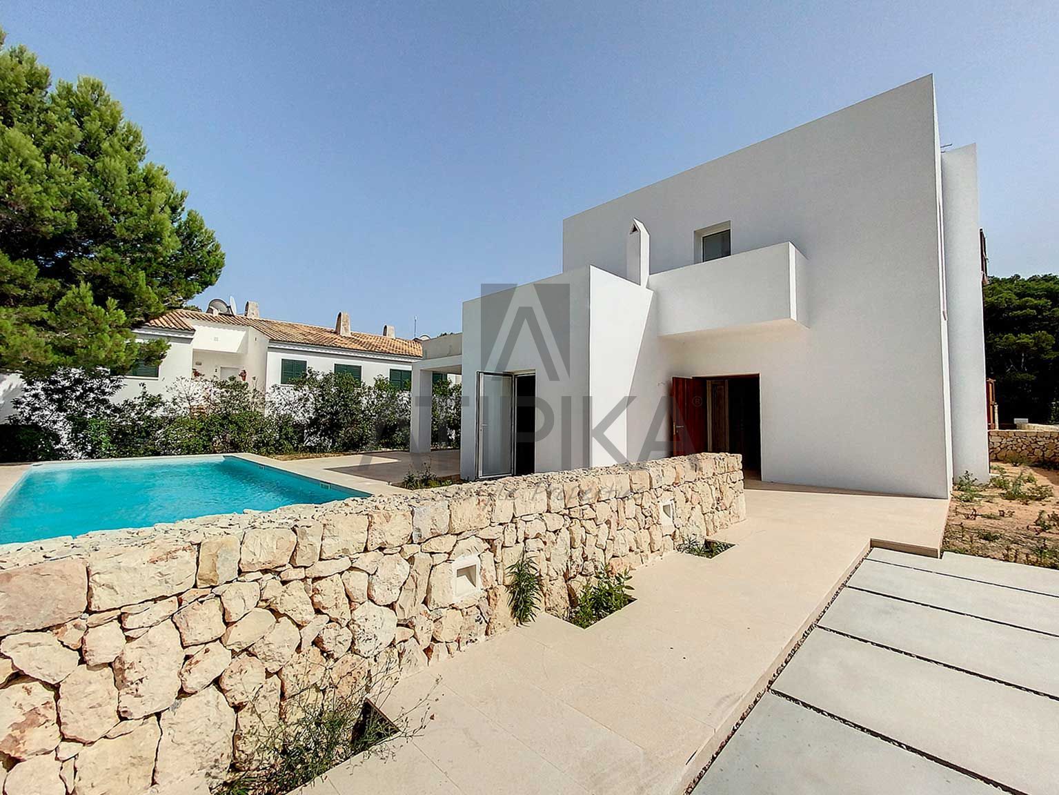 Vista exterior de Casa o xalet en venda en Es Mercadal amb Terrassa i Piscina