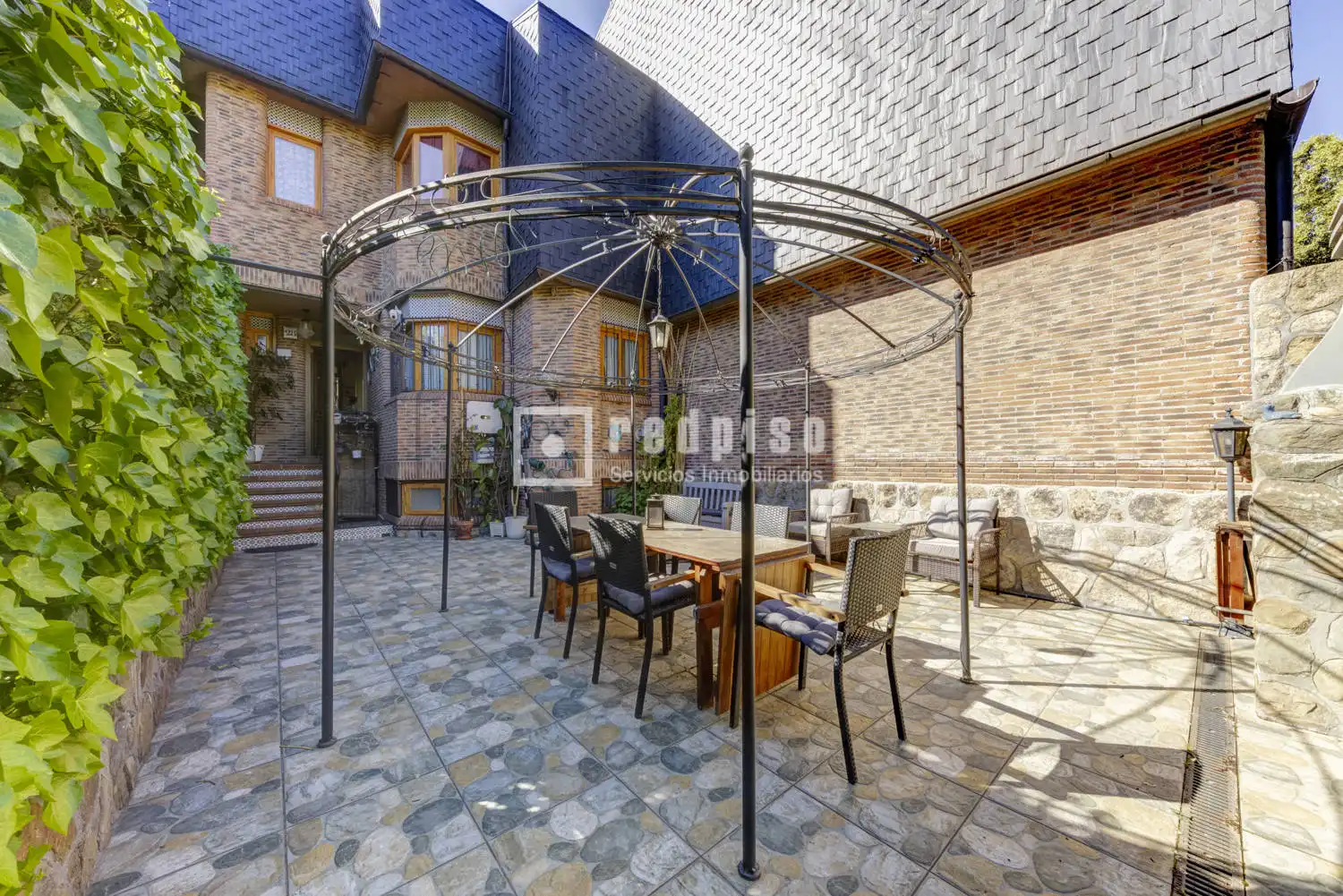 Terraza de Casa o chalet en venta en Las Rozas de Madrid con Aire acondicionado, Calefacción y Jardín privado