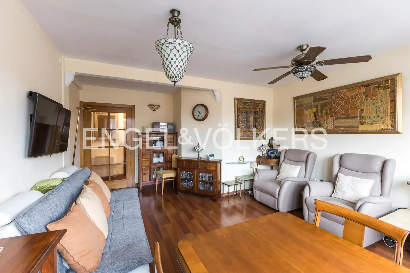 Sala de estar de Piso en venta en Madrid con Aire acondicionado, Calefacción y Parquet