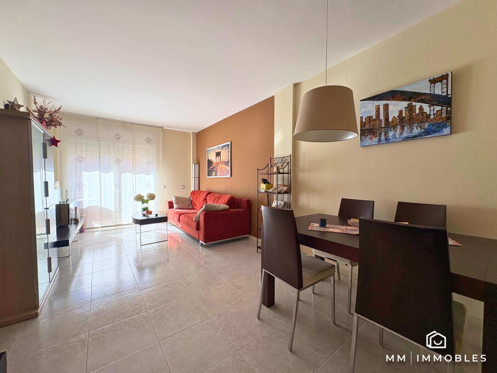 Living room of Flat for sale in Granollers  with Heating, Terrace and Storage room