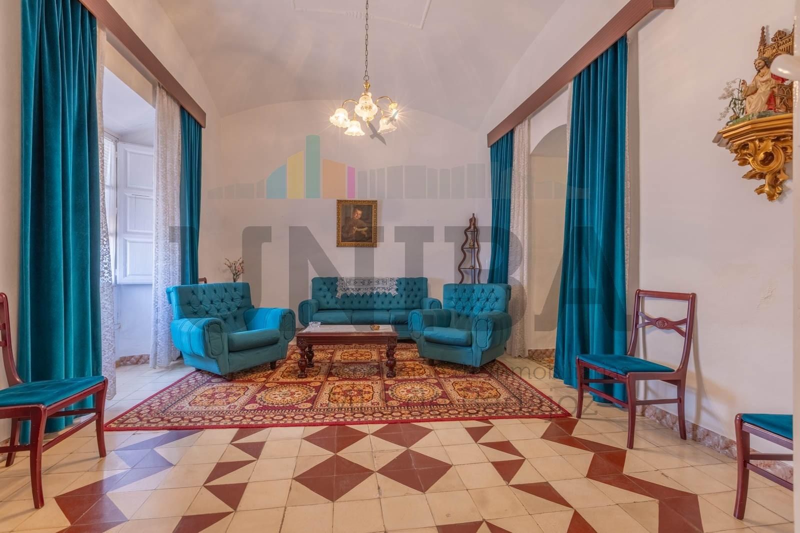 Sala d'estar de Casa adosada en venda en Talavera la Real amb Aire condicionat, Terrassa i Balcó