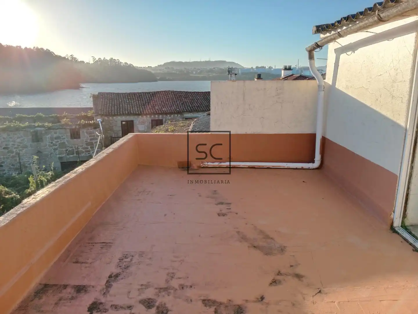Terrassa de Casa adosada en venda en Mugardos amb Terrassa
