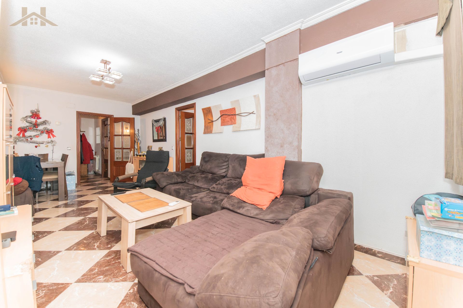 Sala d'estar de Pis en venda en Móstoles amb Aire condicionat, Calefacció i Terrassa