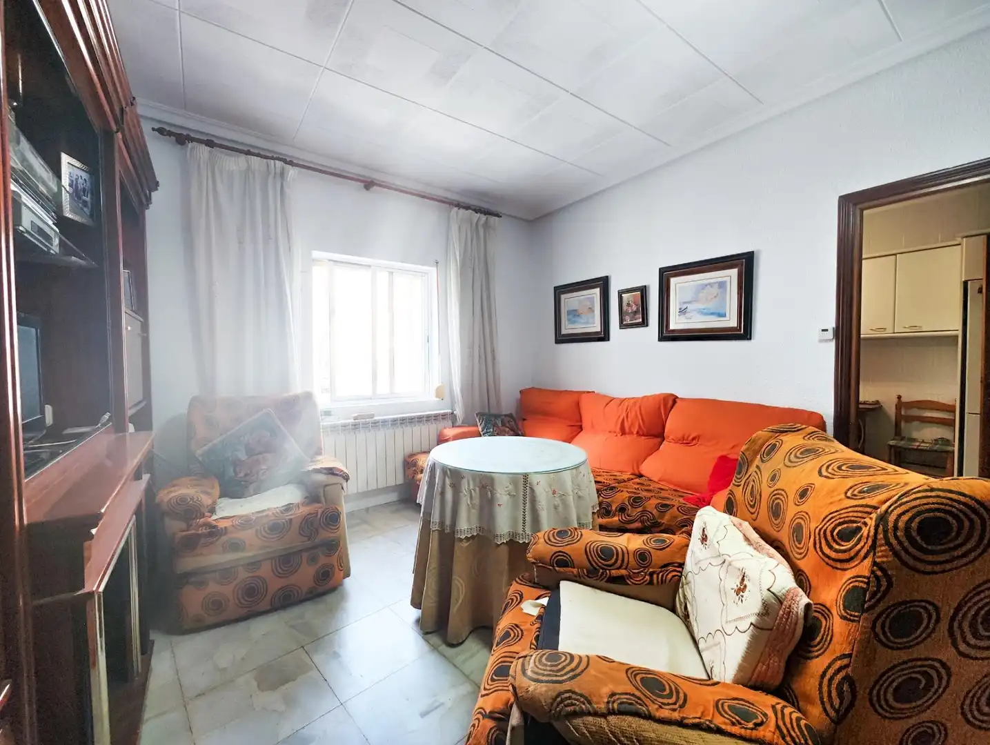 Sala d'estar de Casa o xalet en venda en Puertollano amb Aire condicionat, Calefacció i Moblat