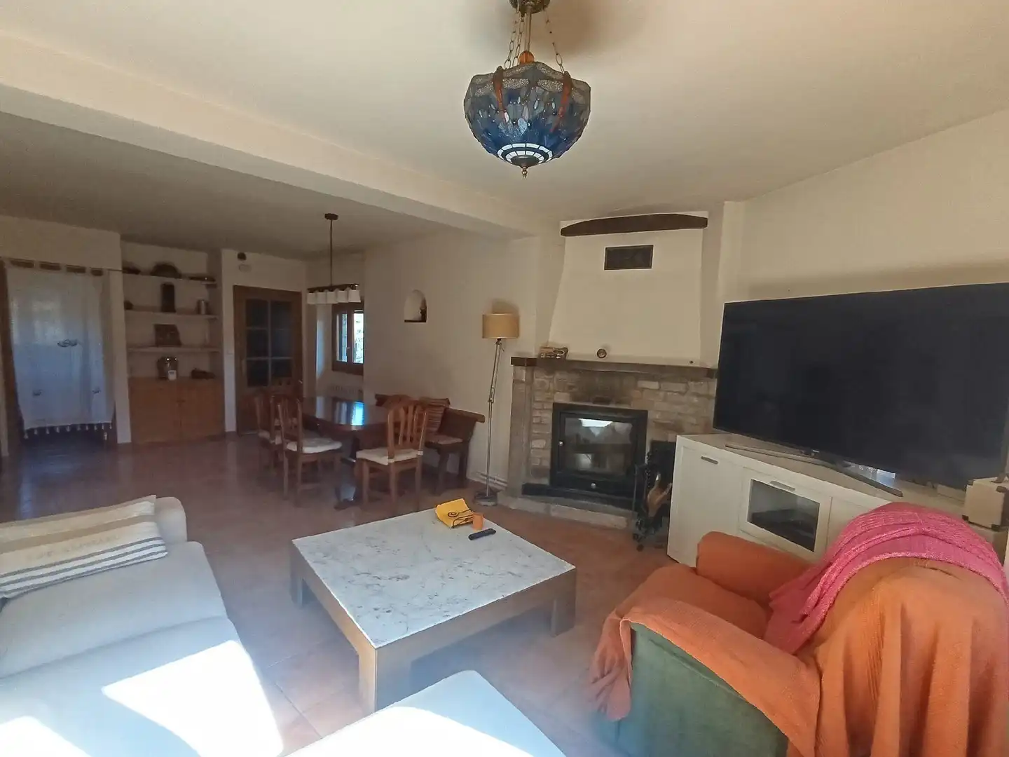 Sala d'estar de Casa o xalet en venda en Graus amb Calefacció, Jardí privat i Traster