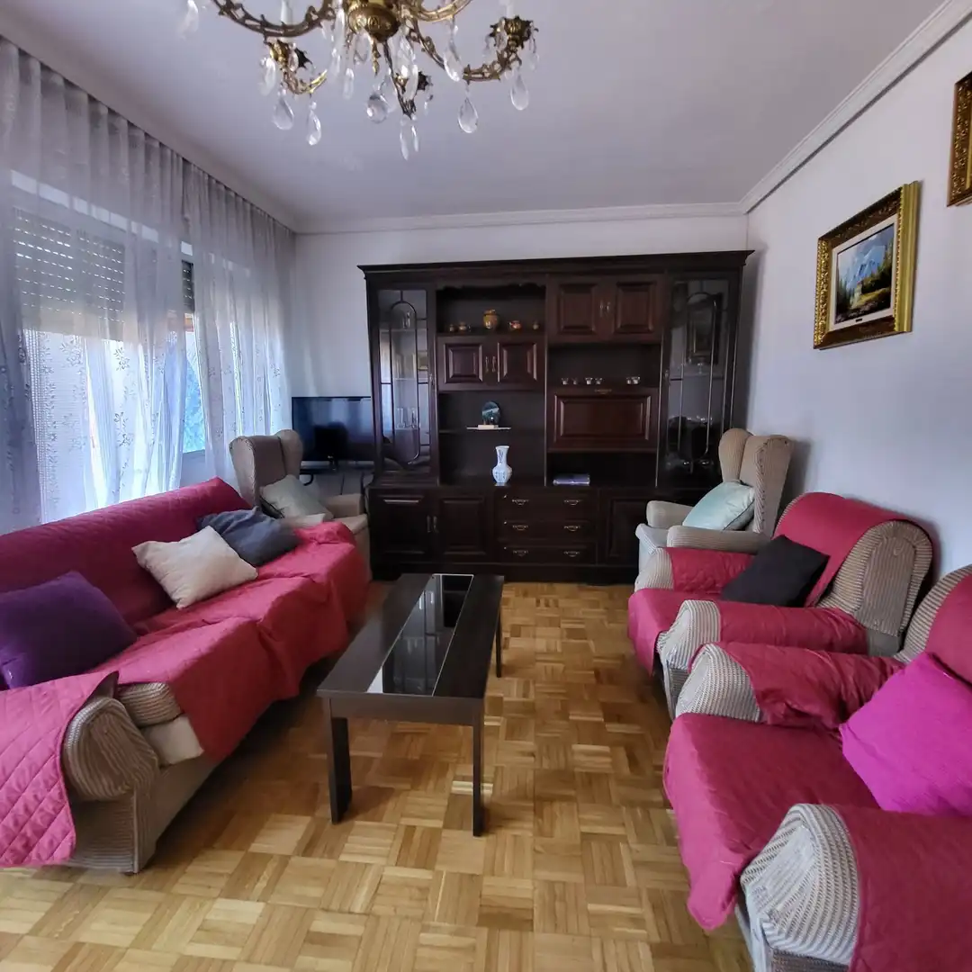Wohnzimmer von Wohnung zur Miete in Ávila mit Heizung, Terrasse und Möbliert