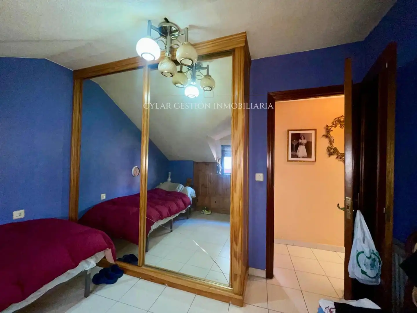 Bedroom of Attic for sale in Salamanca  with Heating, Terrace and Balcony