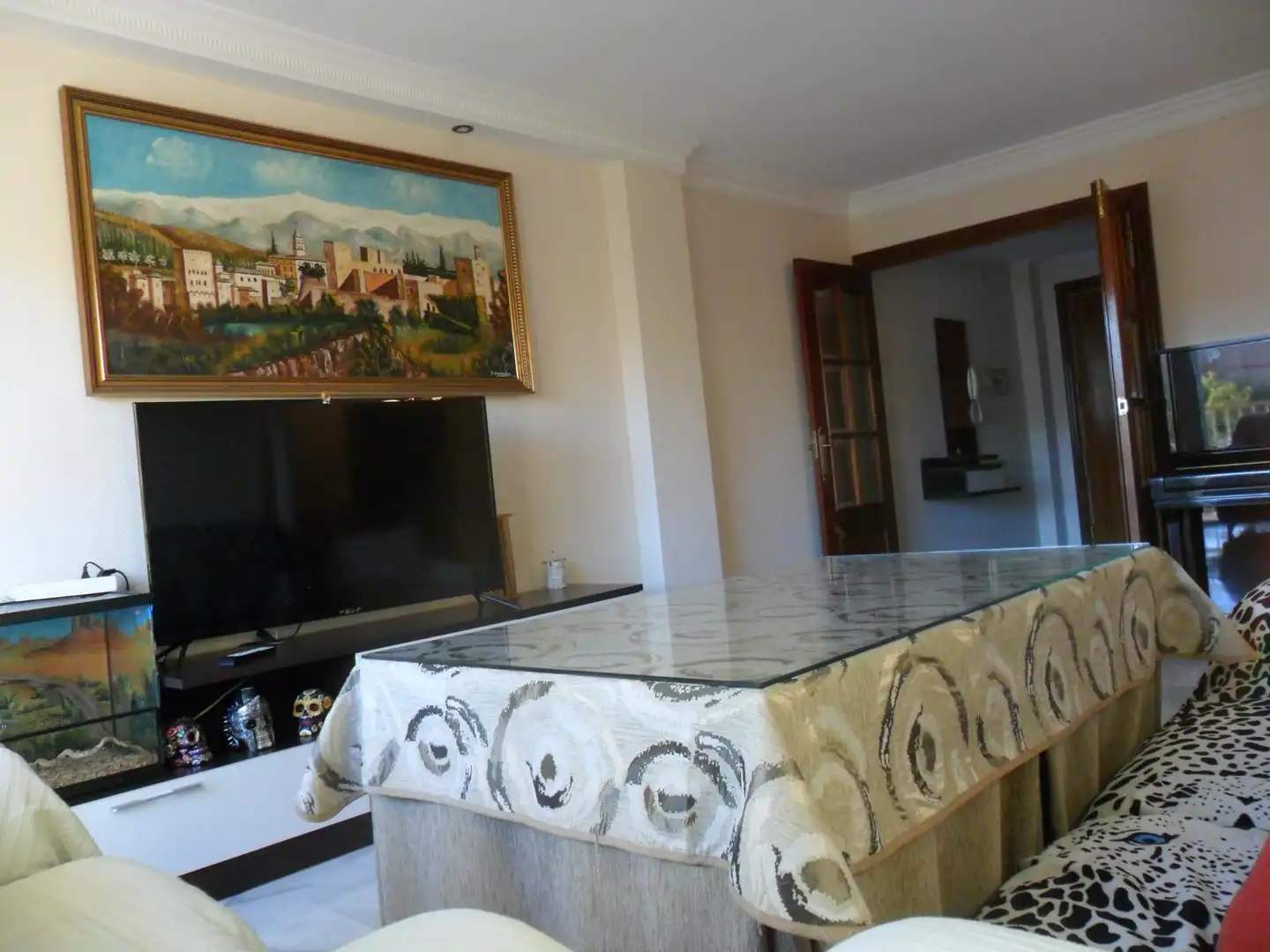 Dining room of Flat for rent in Granada  with Terrace and Furnished