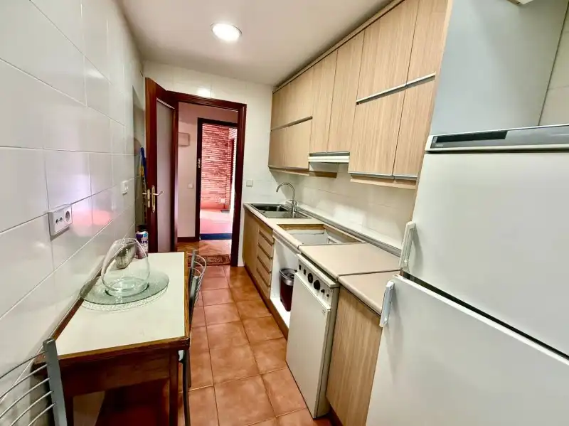 Küche von Wohnung zum Verkauf in El Espinar mit Heizung, Privatgarten und Parkett