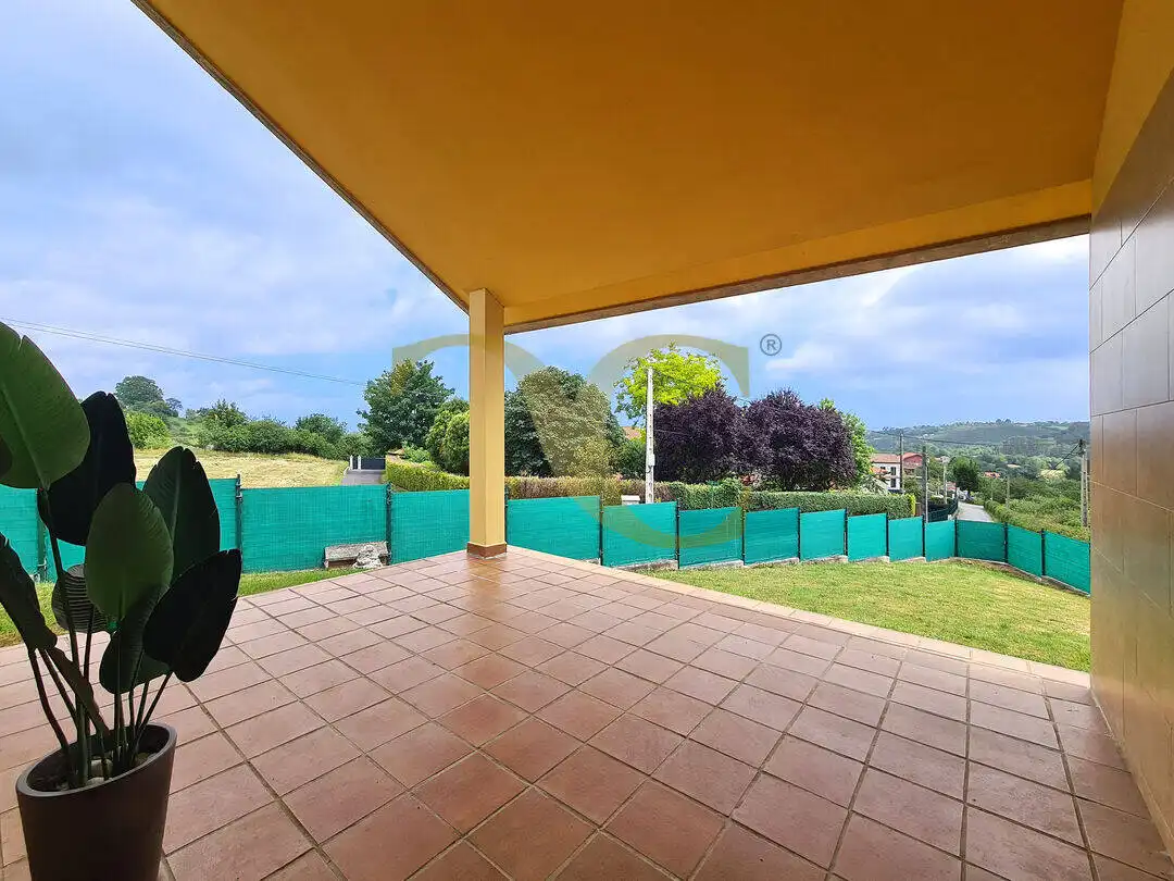 Terraza de Casa o chalet en venta en Gijón  con Calefacción, Jardín privado y Balcón