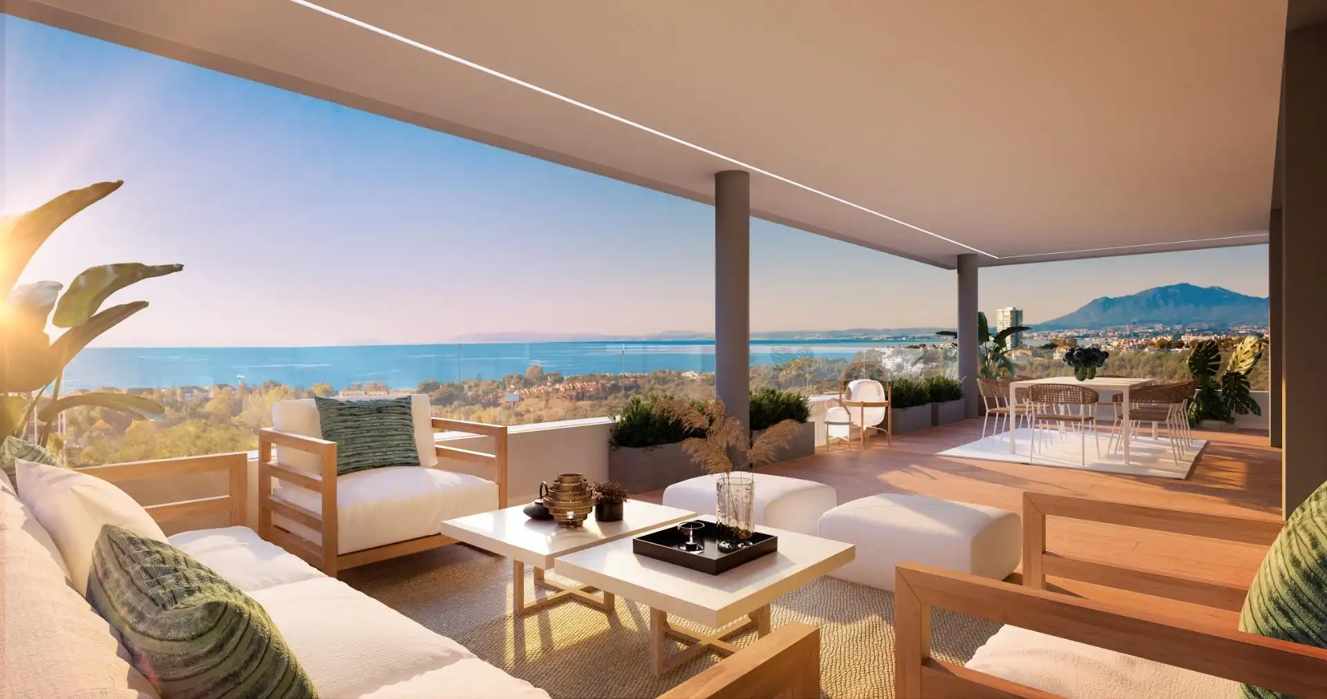 Terrassa de Apartament en venda en Marbella amb Aire condicionat, Calefacció i Jardí privat