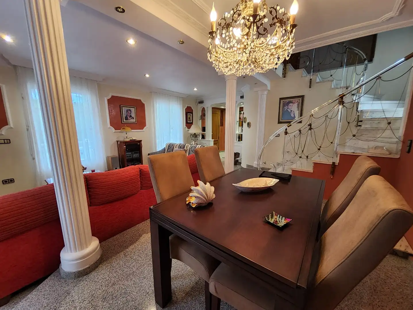 Dining room of Houses for sale in San Vicente del Raspeig / Sant Vicent del Raspeig  with Storage room, Swimming Pool and Community pool