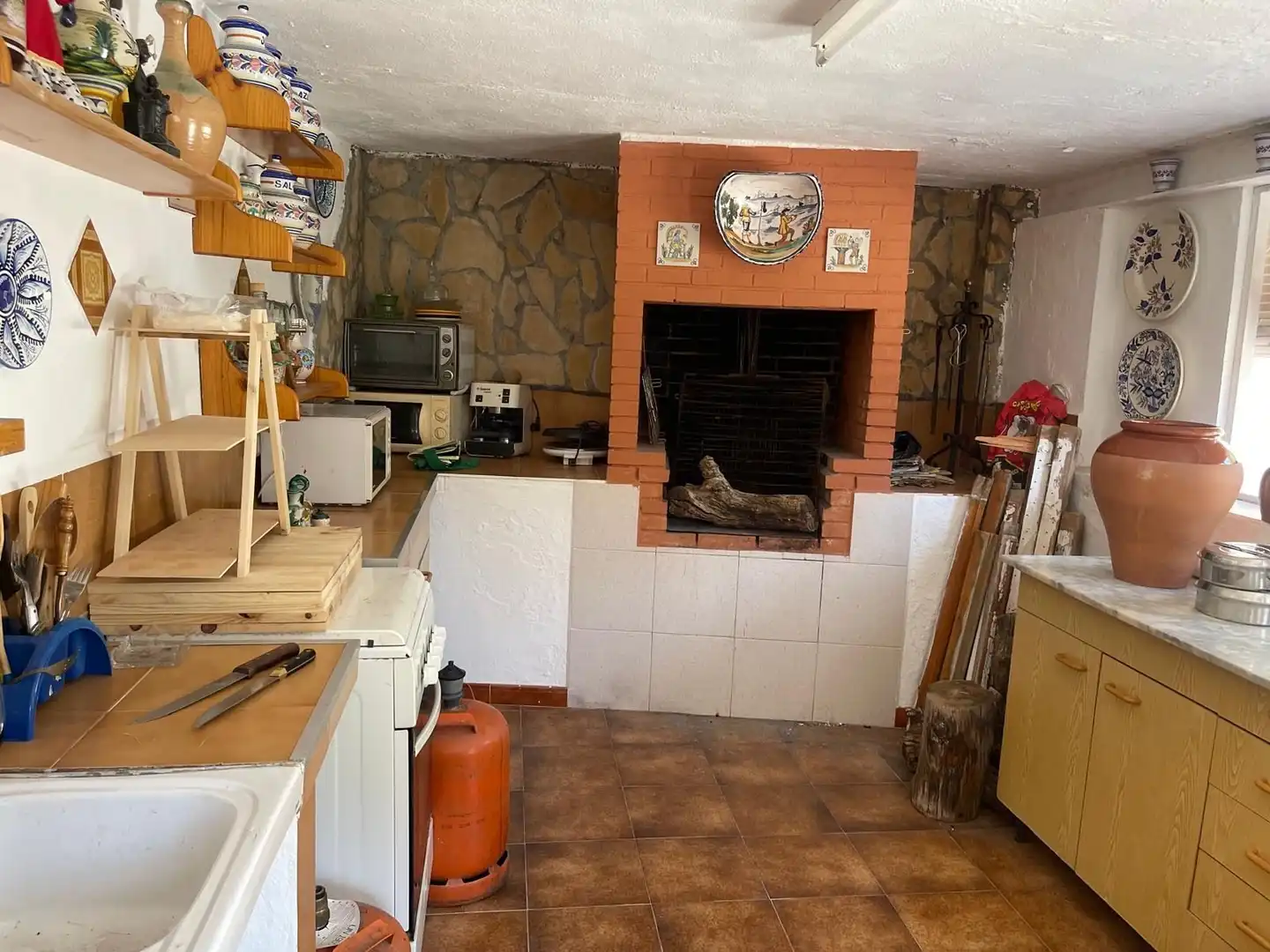 Cocina de Casa o chalet en venta en Esparreguera con Calefacción, Jardín privado y Trastero