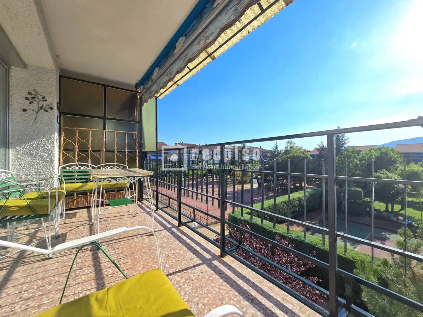 Terrace of Flat for sale in Collado Villalba  with Air Conditioner, Heating and Private garden