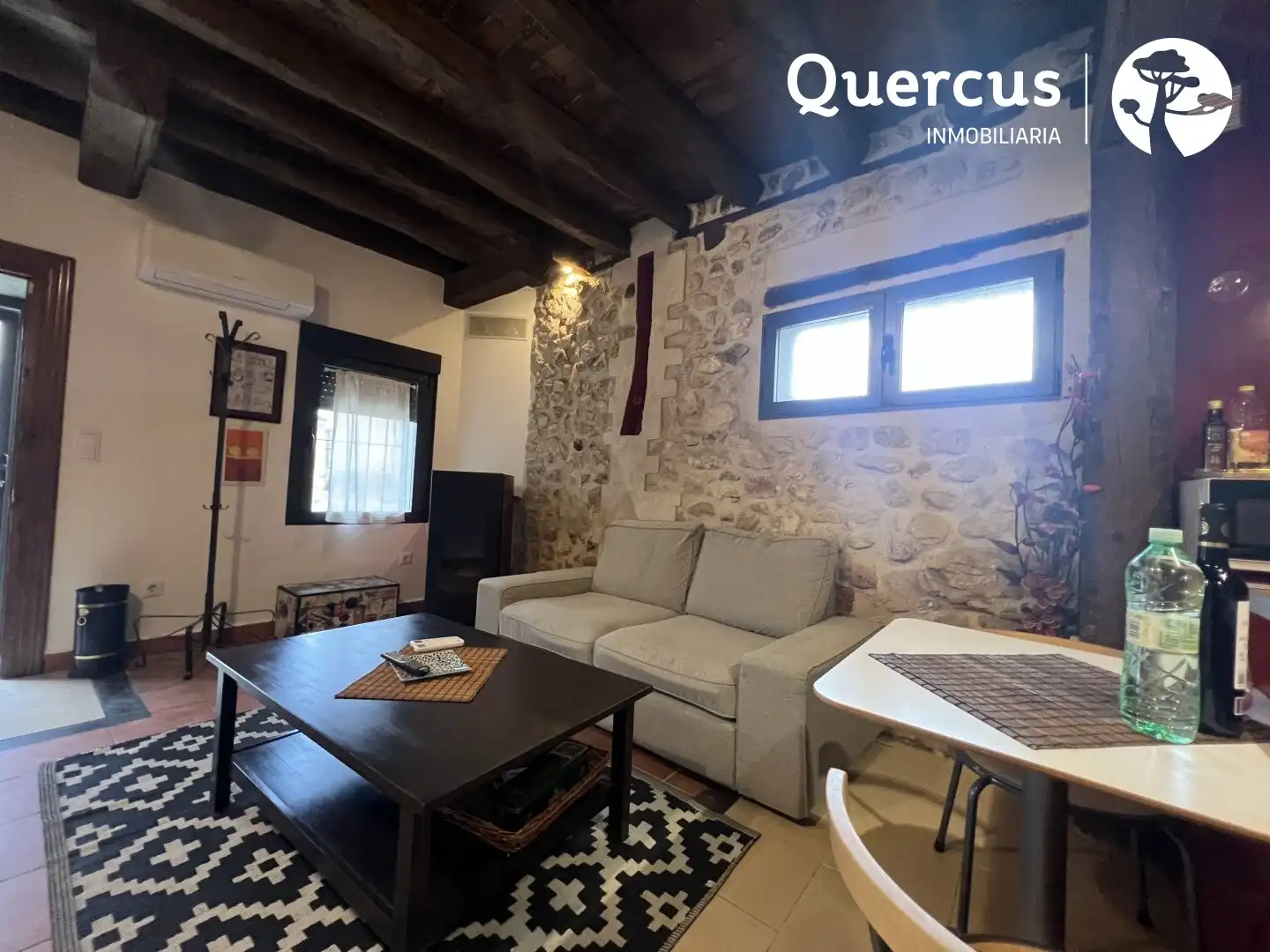 Living room of Houses for sale in Cabañas de Polendos  with Air Conditioner, Heating and Furnished