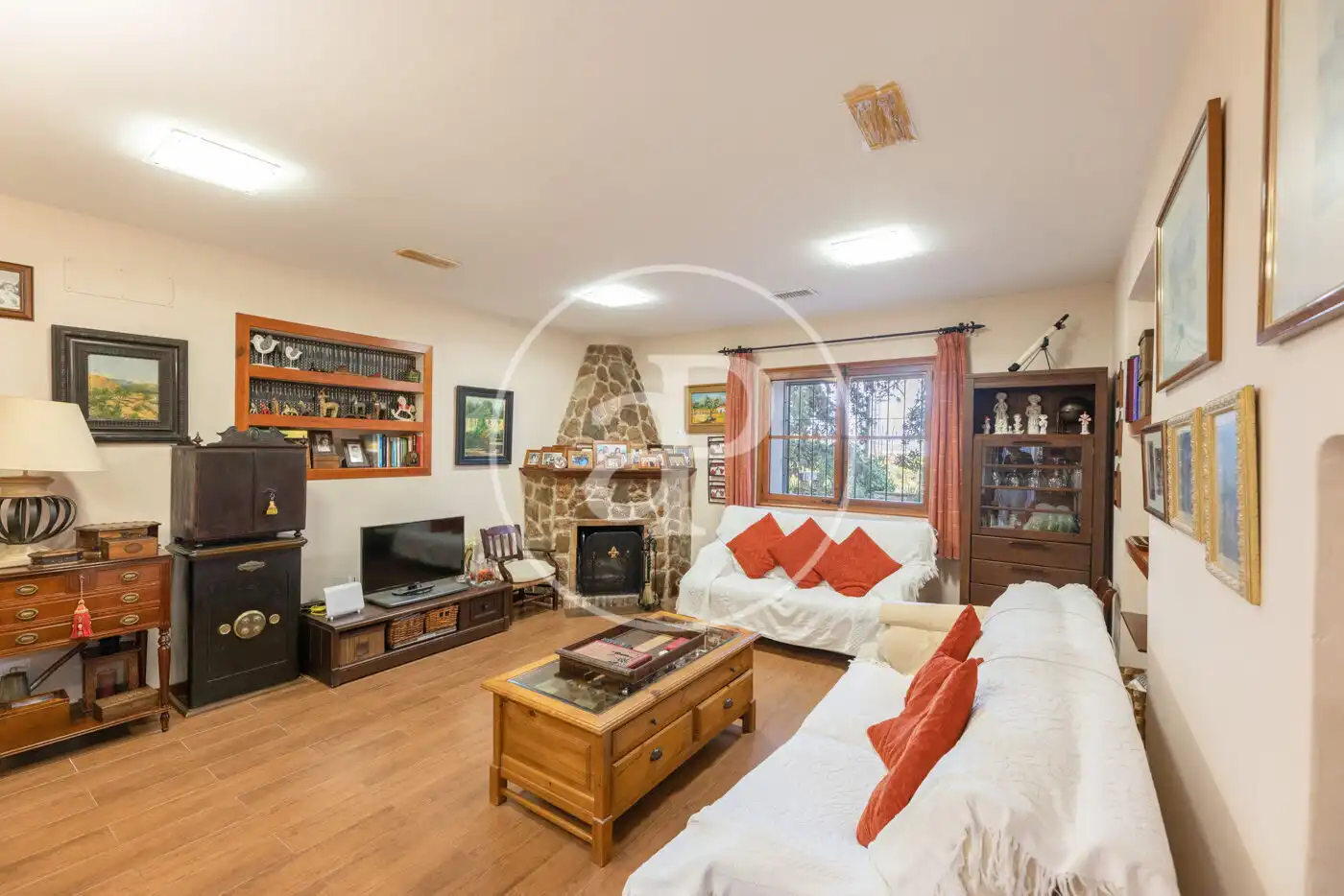 Sala d'estar de Casa o xalet en venda en  Palma de Mallorca amb Calefacció, Jardí privat i Terrassa