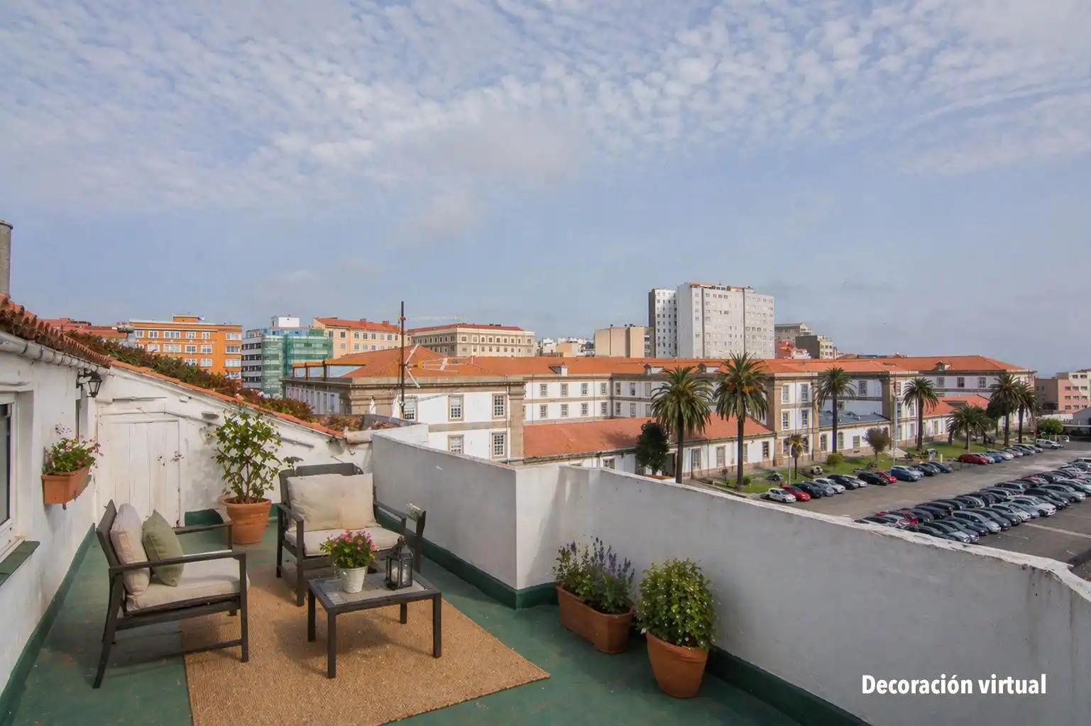 Terraza de Ático en venta en A Coruña Capital  con Terraza y Trastero