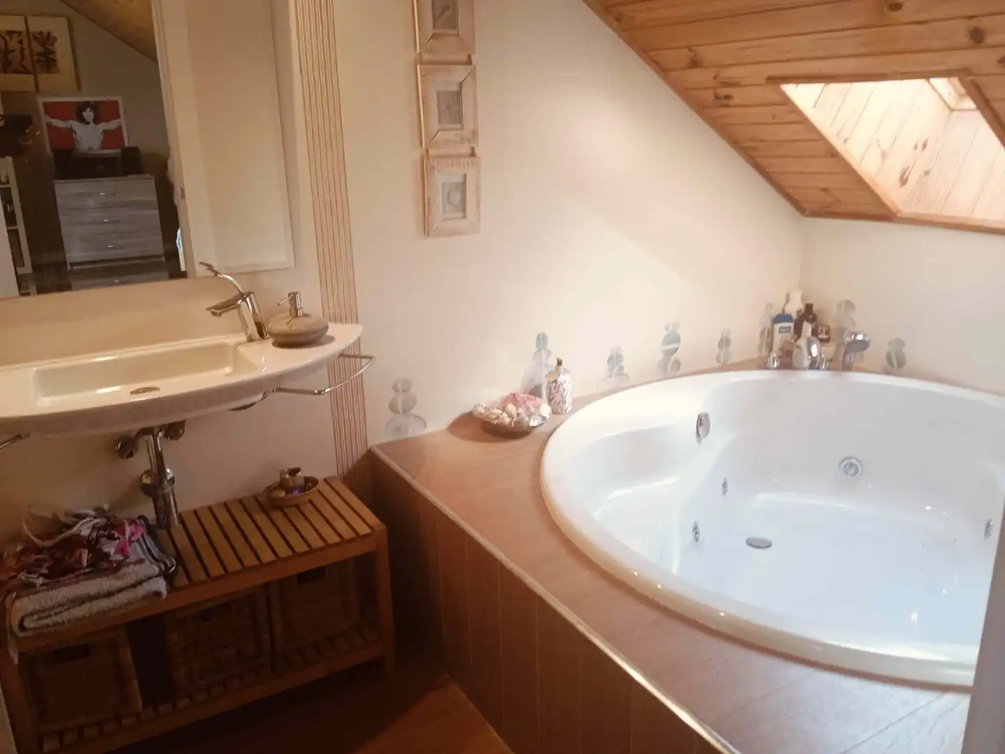 Baño de Casa adosada en venta en María de Huerva con Calefacción, Terraza y Trastero