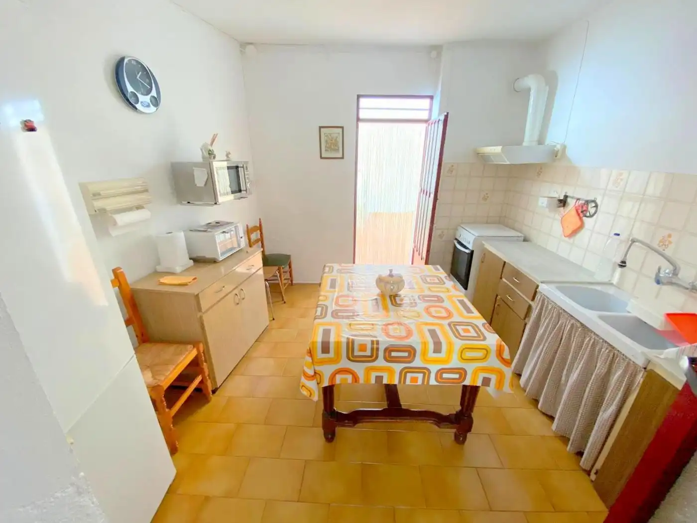 Kitchen of Houses for sale in La Font de la Figuera  with Heating, Terrace and Storage room