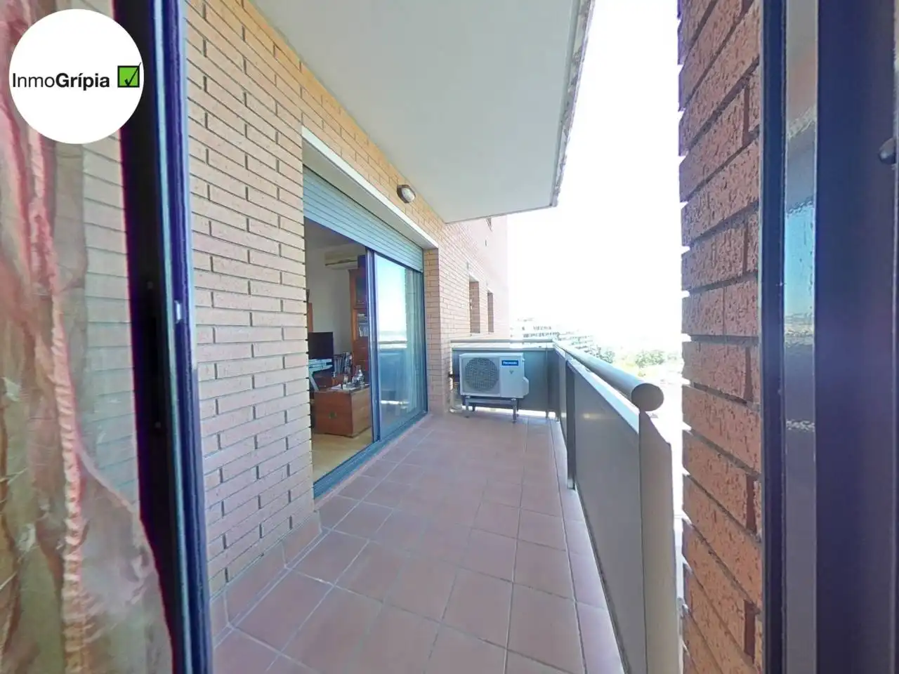 Terrasse von Wohnung zum Verkauf in Terrassa mit Klimaanlage, Heizung und Parkett