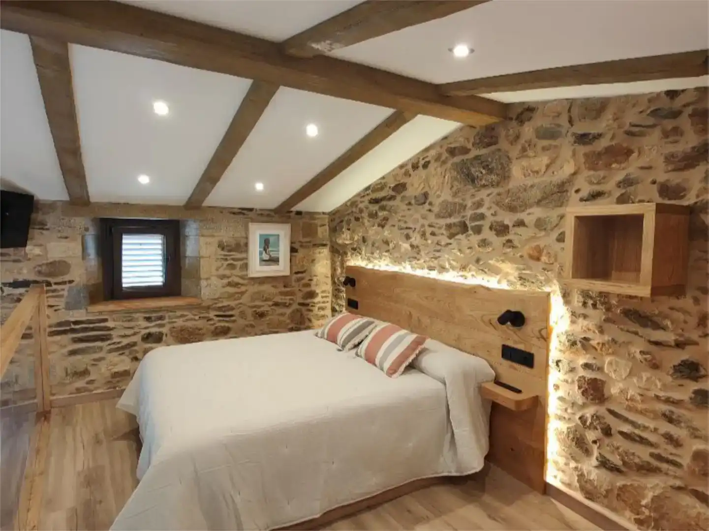 Dormitori de Casa adosada de lloguer en Vedra amb Aire condicionat i Moblat