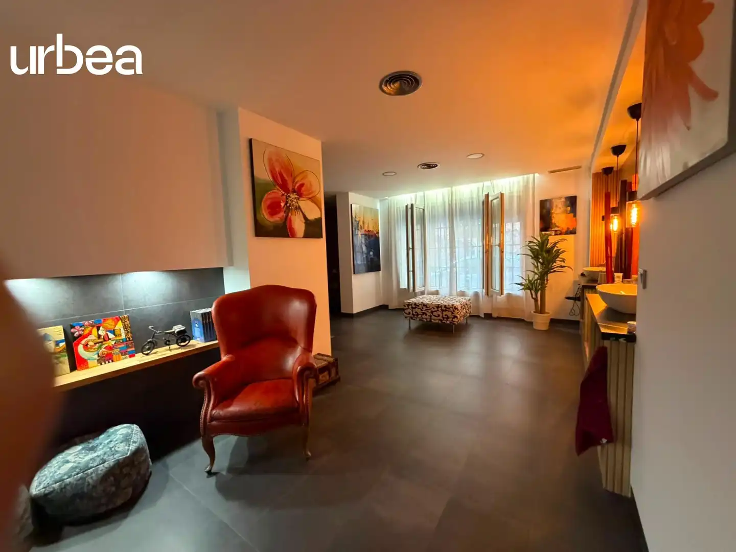 Sala de estar de Planta baja en venta en Málaga con Aire acondicionado