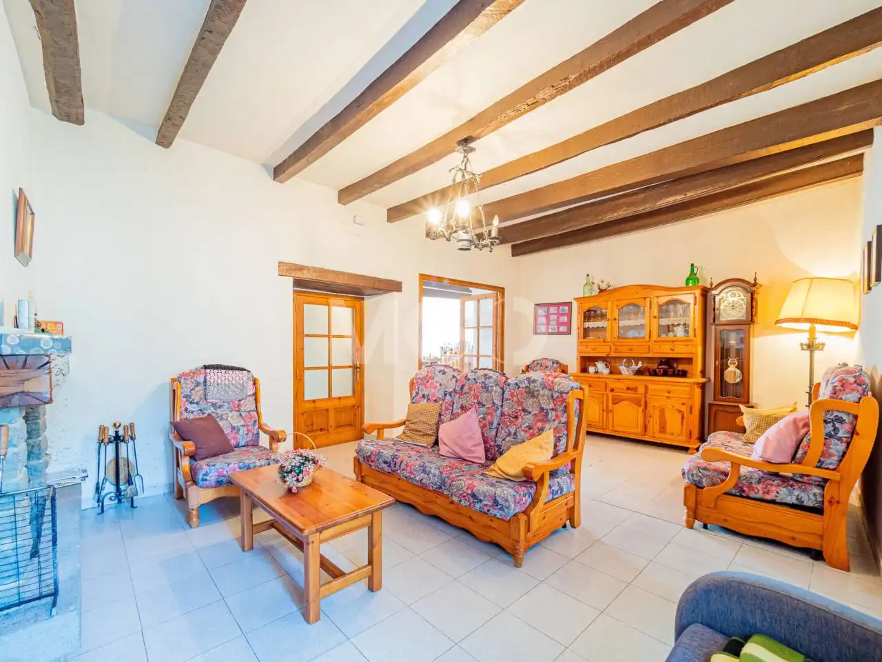 Sala de estar de Casa o chalet en venta en Rupit i Pruit con Calefacción y Terraza