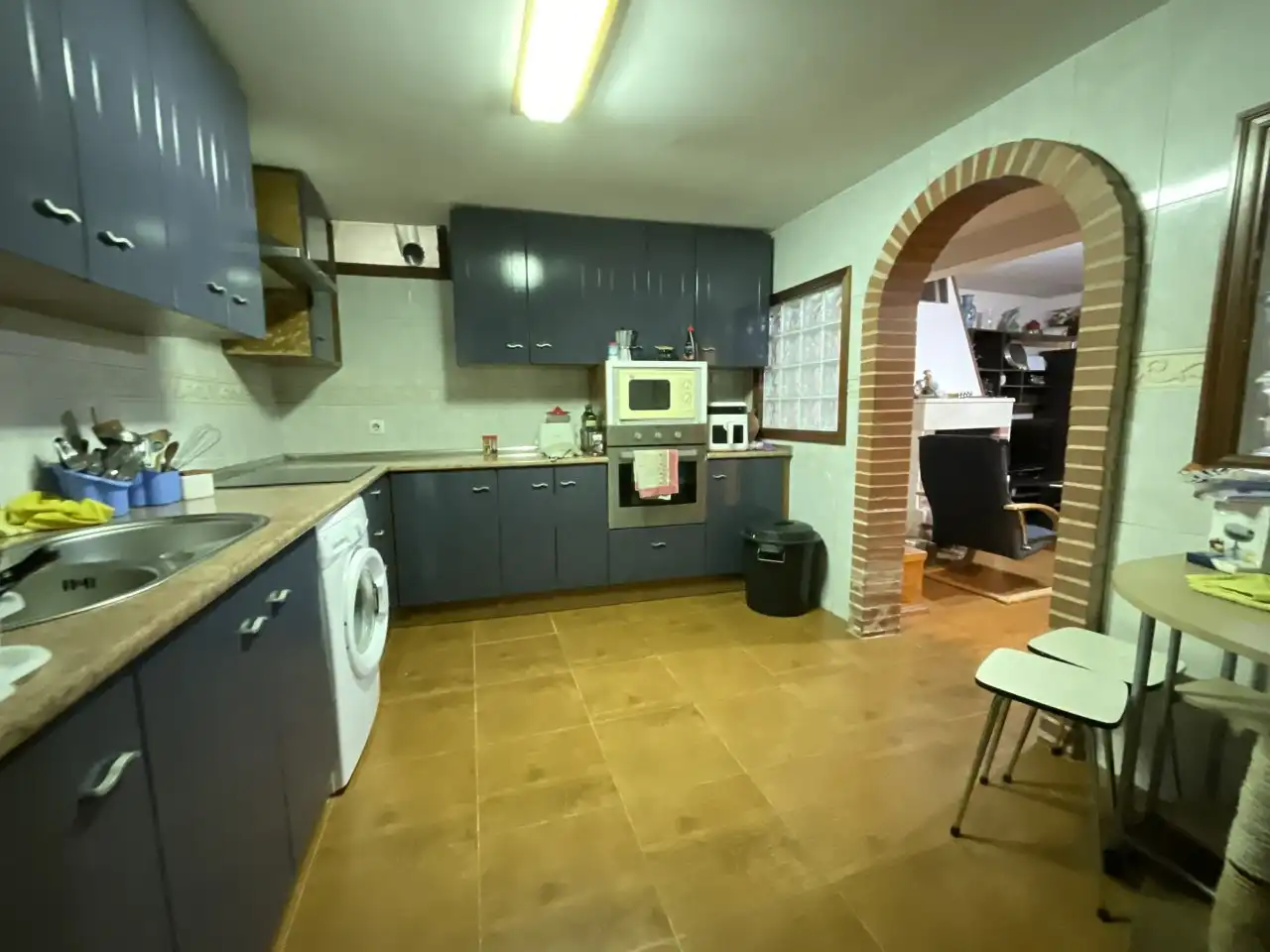 Küche von Country house zum Verkauf in Ibrillos mit Heizung, Parkett und Terrasse