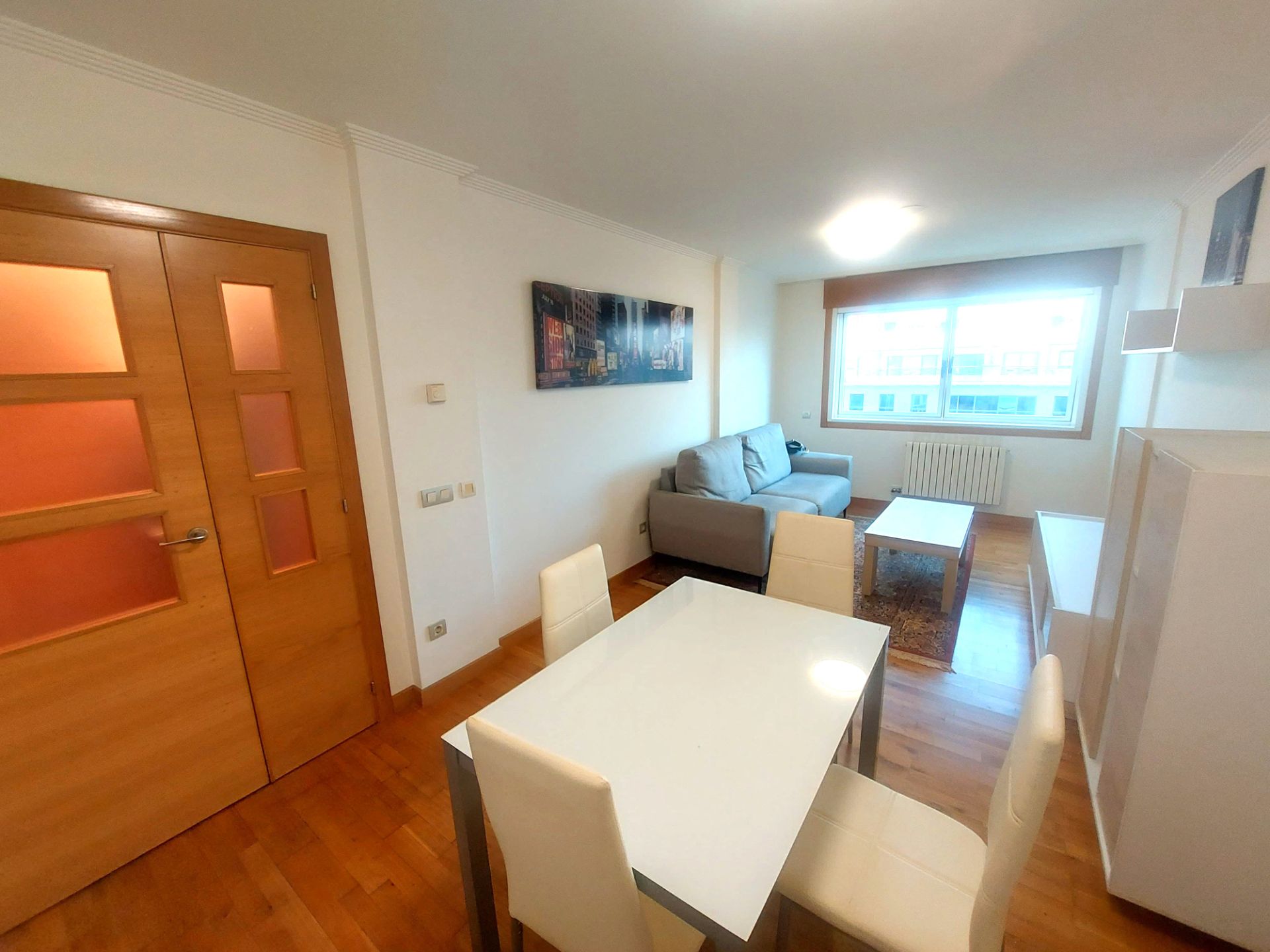 Living room of Flat to rent in Vigo   with Heating, Storage room and Furnished