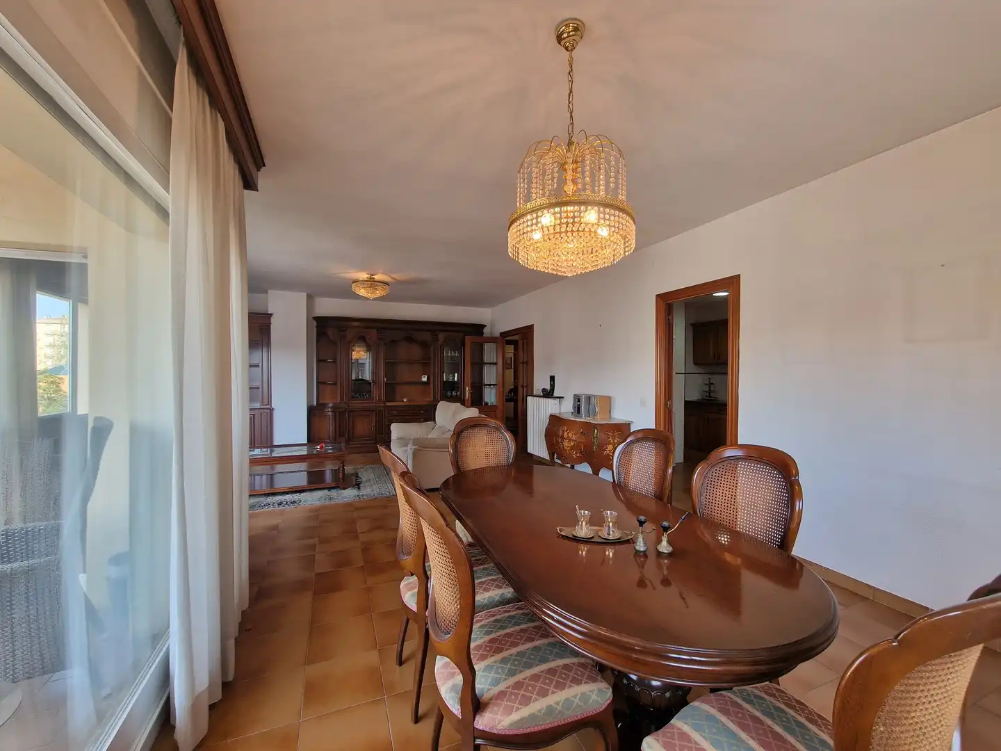Dining room of Flat for sale in Girona  with Heating, Storage room and Balcony