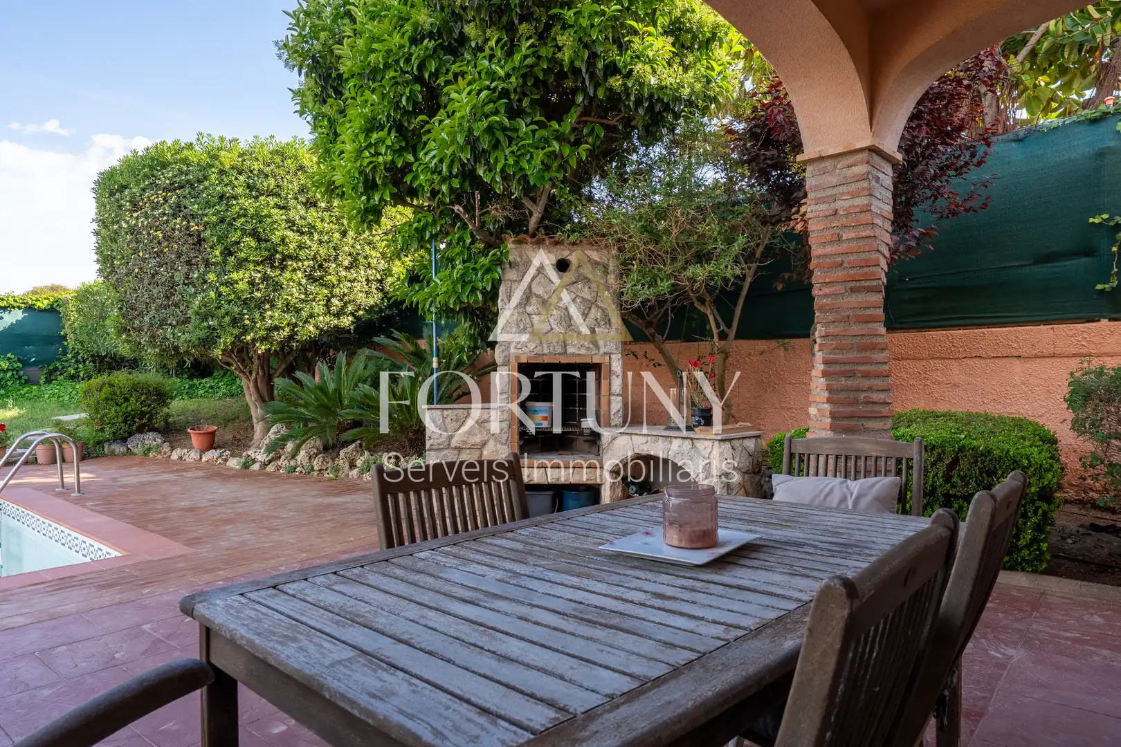 Jardí de Casa o xalet en venda en El Catllar  amb Aire condicionat, Traster i Piscina