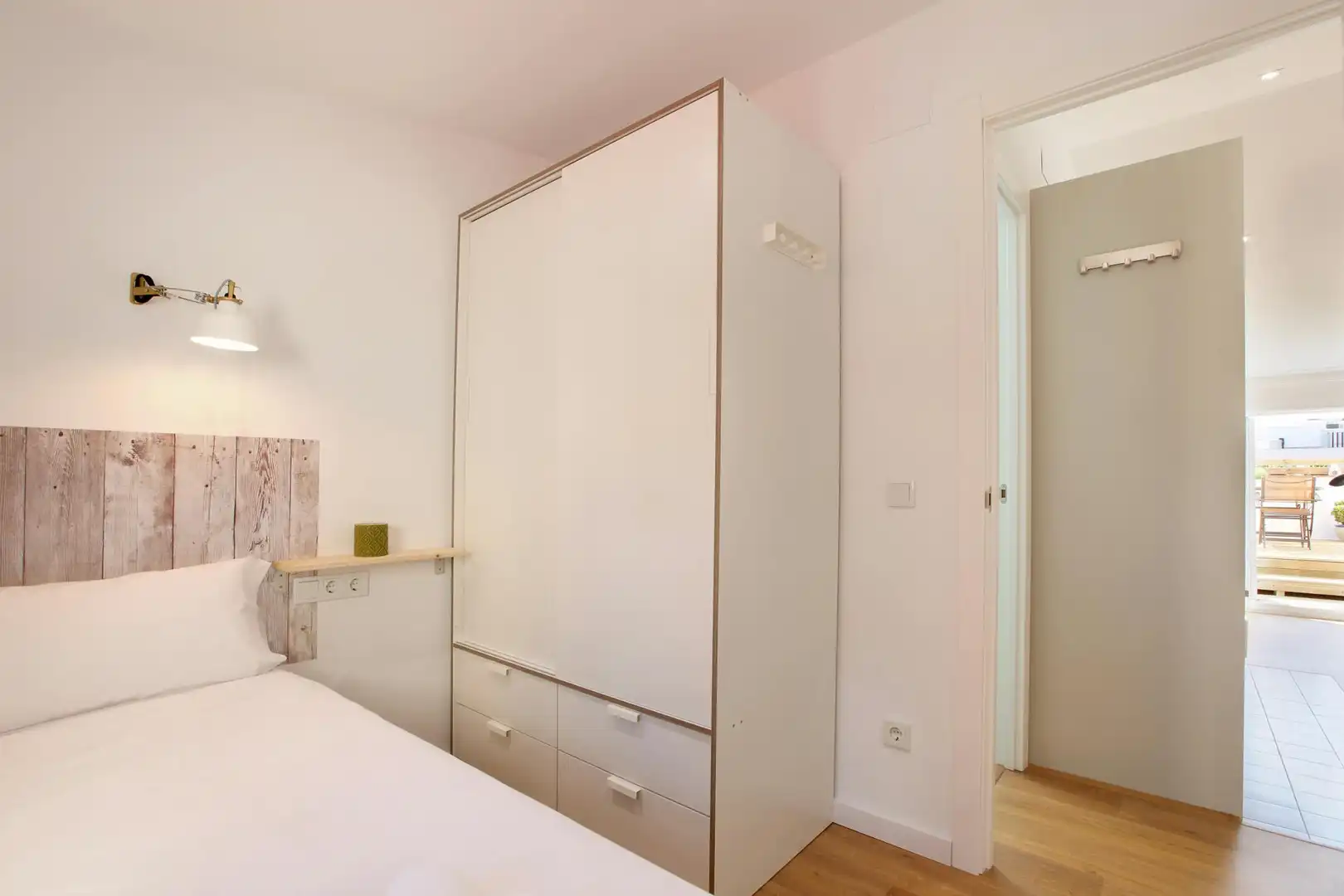 Bedroom of Flat for rent in Barcelona  with Air Conditioner, Heating and Furnished