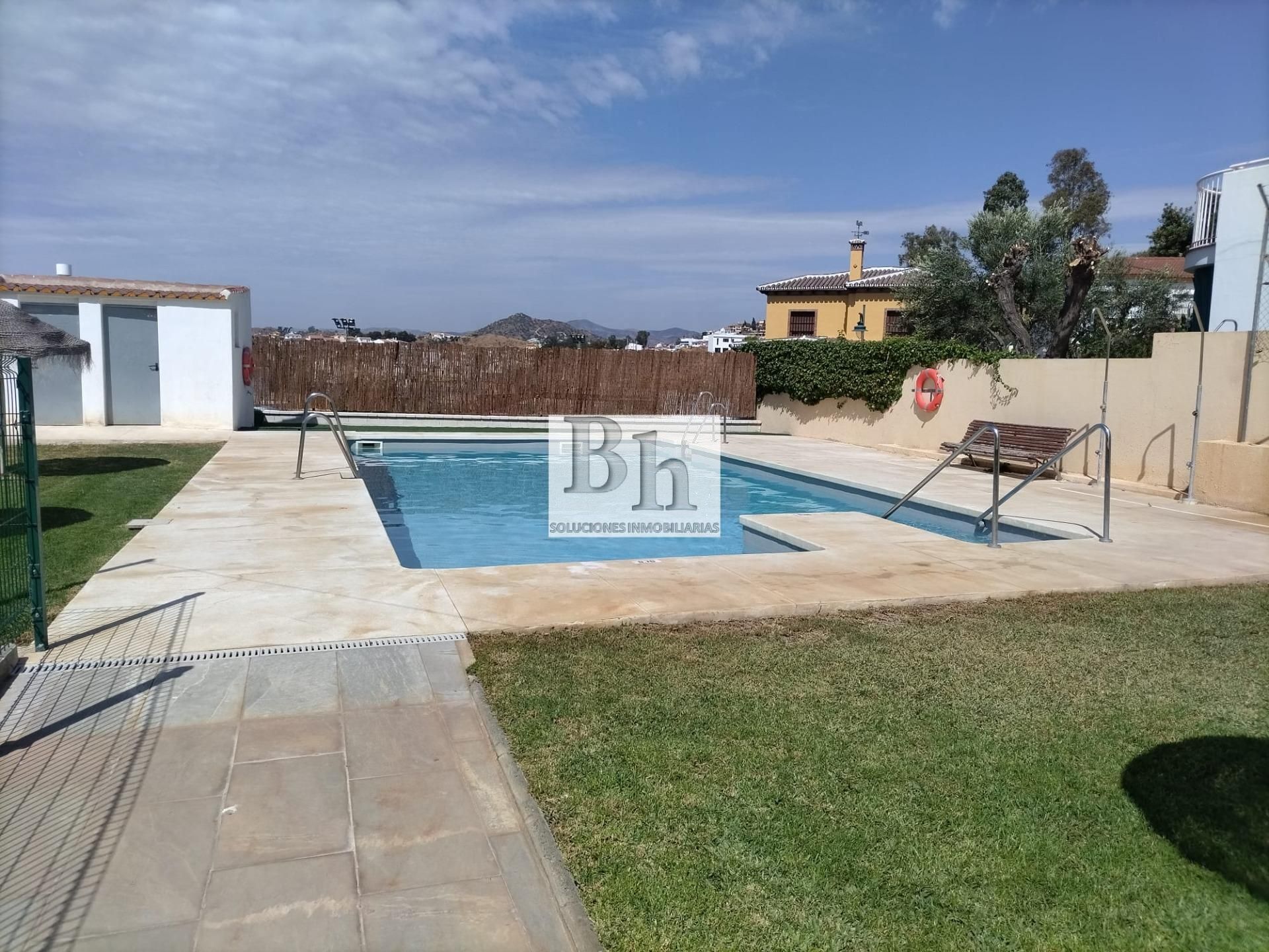 Swimming pool of Single-family semi-detached for sale in Málaga Capital  with Air Conditioner, Private garden and Alarm
