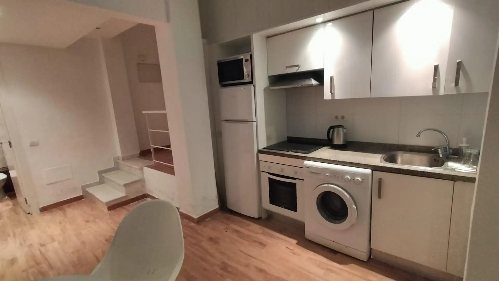 Küche von Wohnung zur Miete in Málaga mit Klimaanlage, Heizung und Möbliert