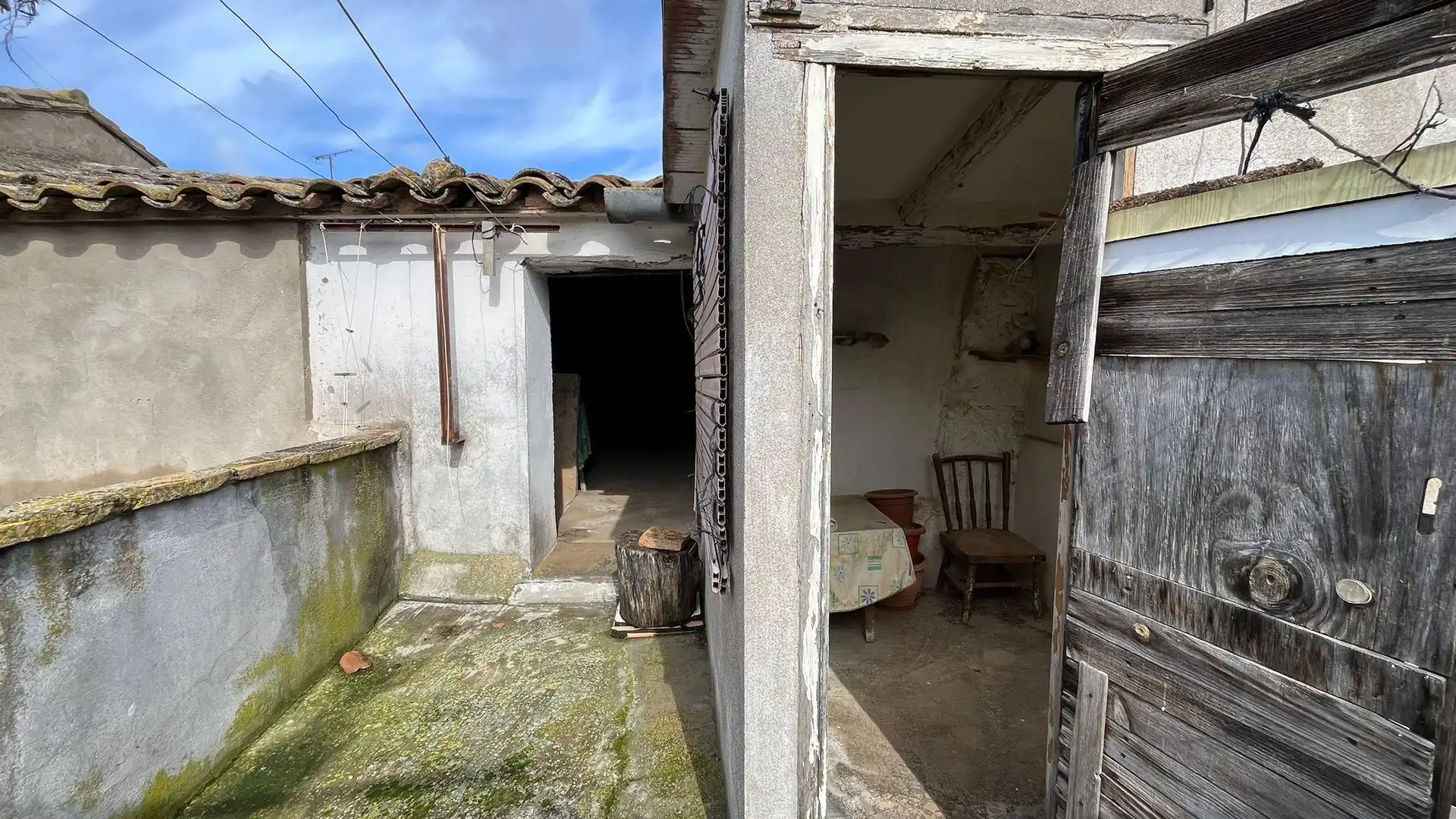 Vista exterior de Casa o chalet en venta en Ontiñena con Terraza