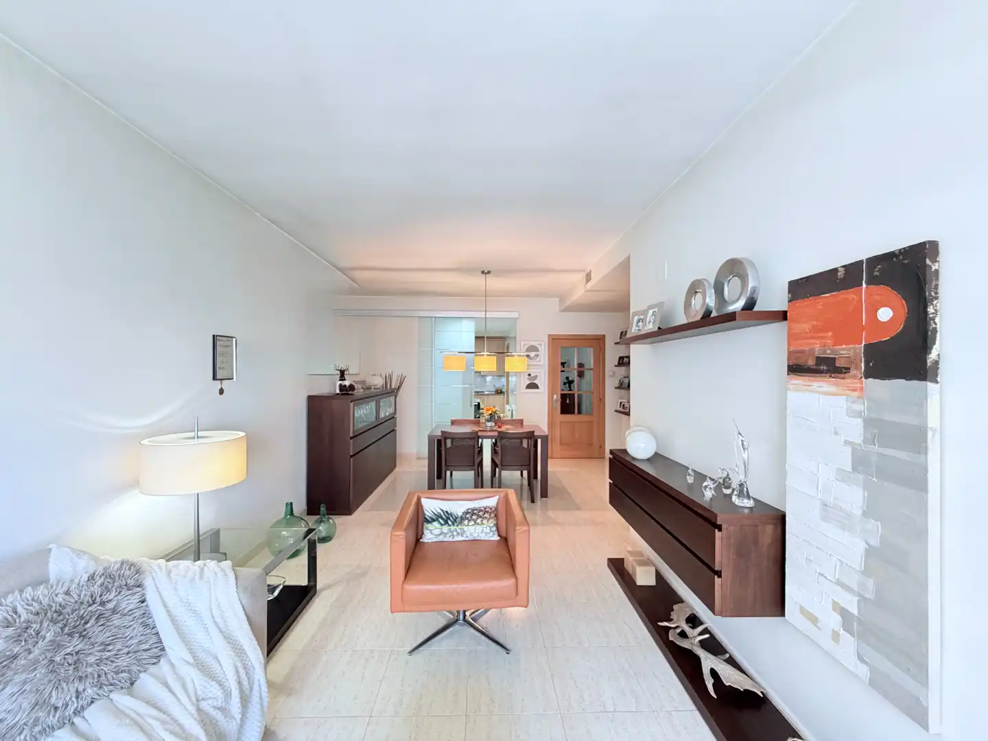 Sala de estar de Ático en venta en Barcelona con Aire acondicionado, Calefacción y Parquet