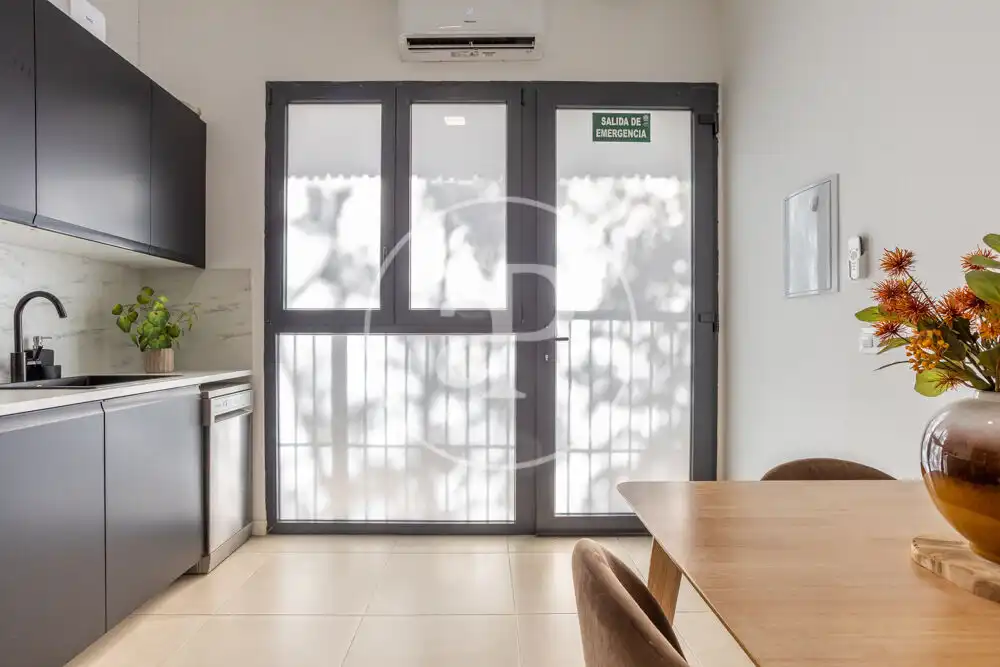 Terrassa de Loft de lloguer en Valencia amb Aire condicionat i Moblat
