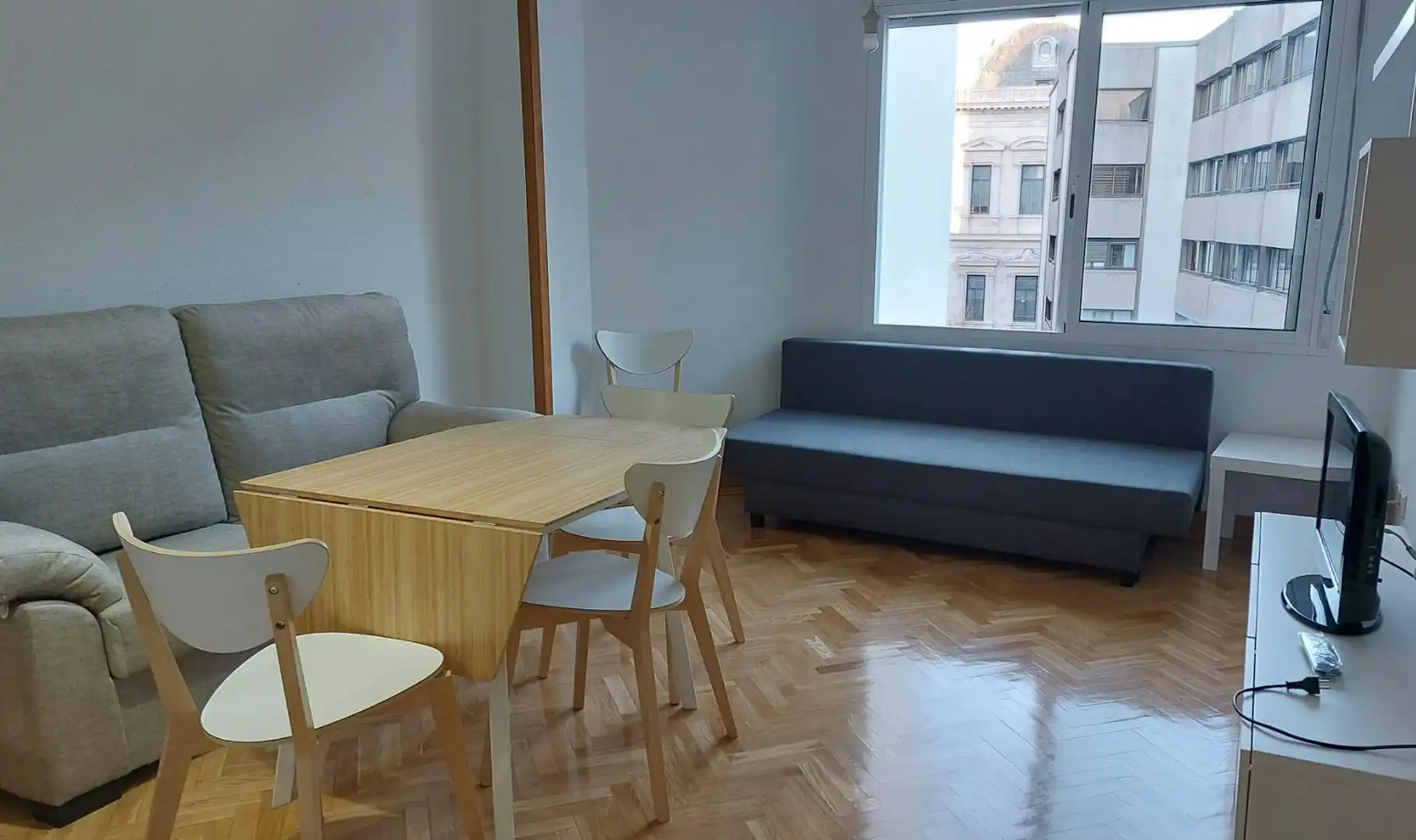 Living room of Flat for rent in Barrio de Salamanca