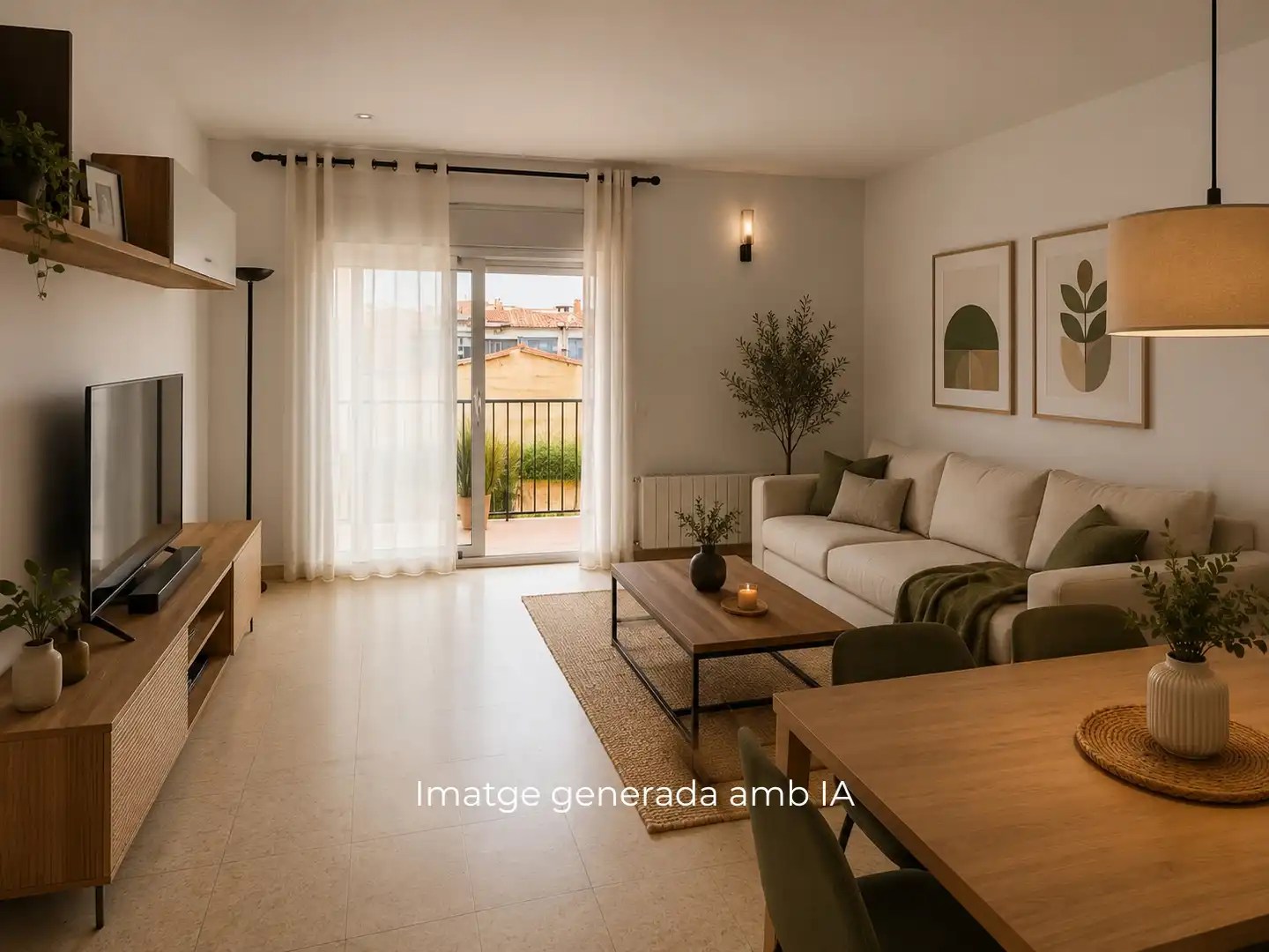 Sala de estar de Piso en venta en Sant Feliu de Guíxols con Calefacción y Balcón