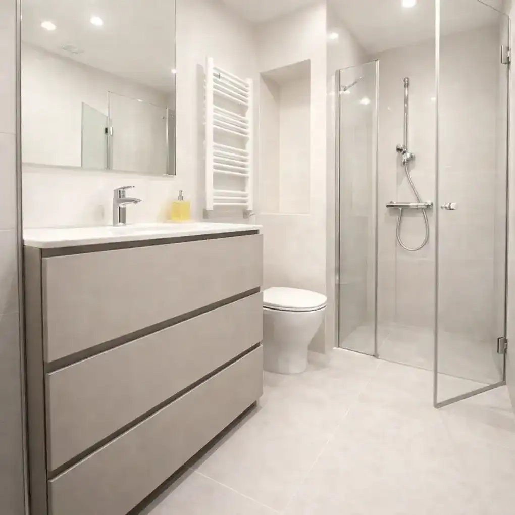 Badezimmer von Wohnung zum Verkauf in Vitoria - Gasteiz mit Heizung und Terrasse