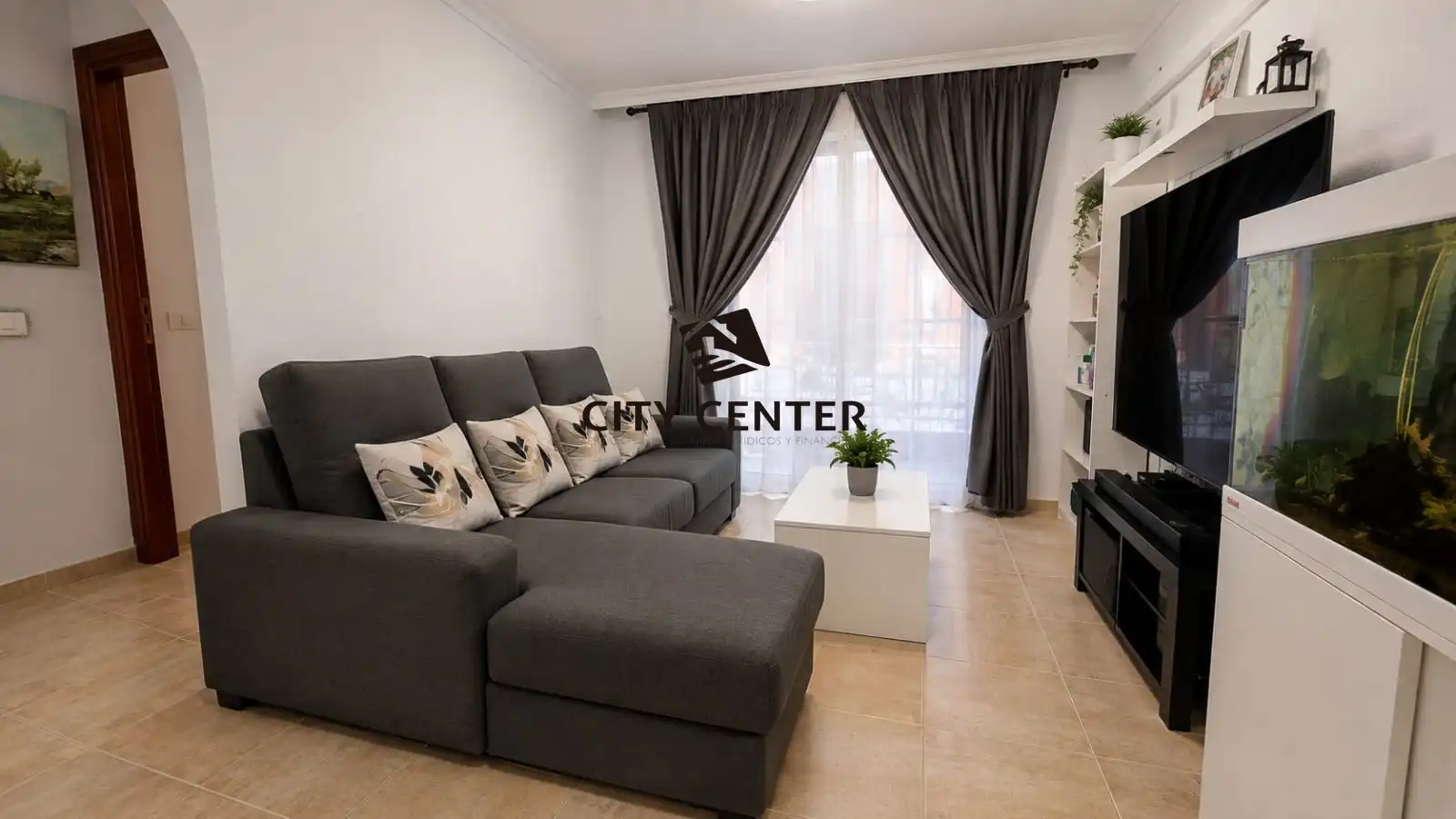 Sala de estar de Apartamento en venta en Arona con Aire acondicionado, Trastero y Amueblado