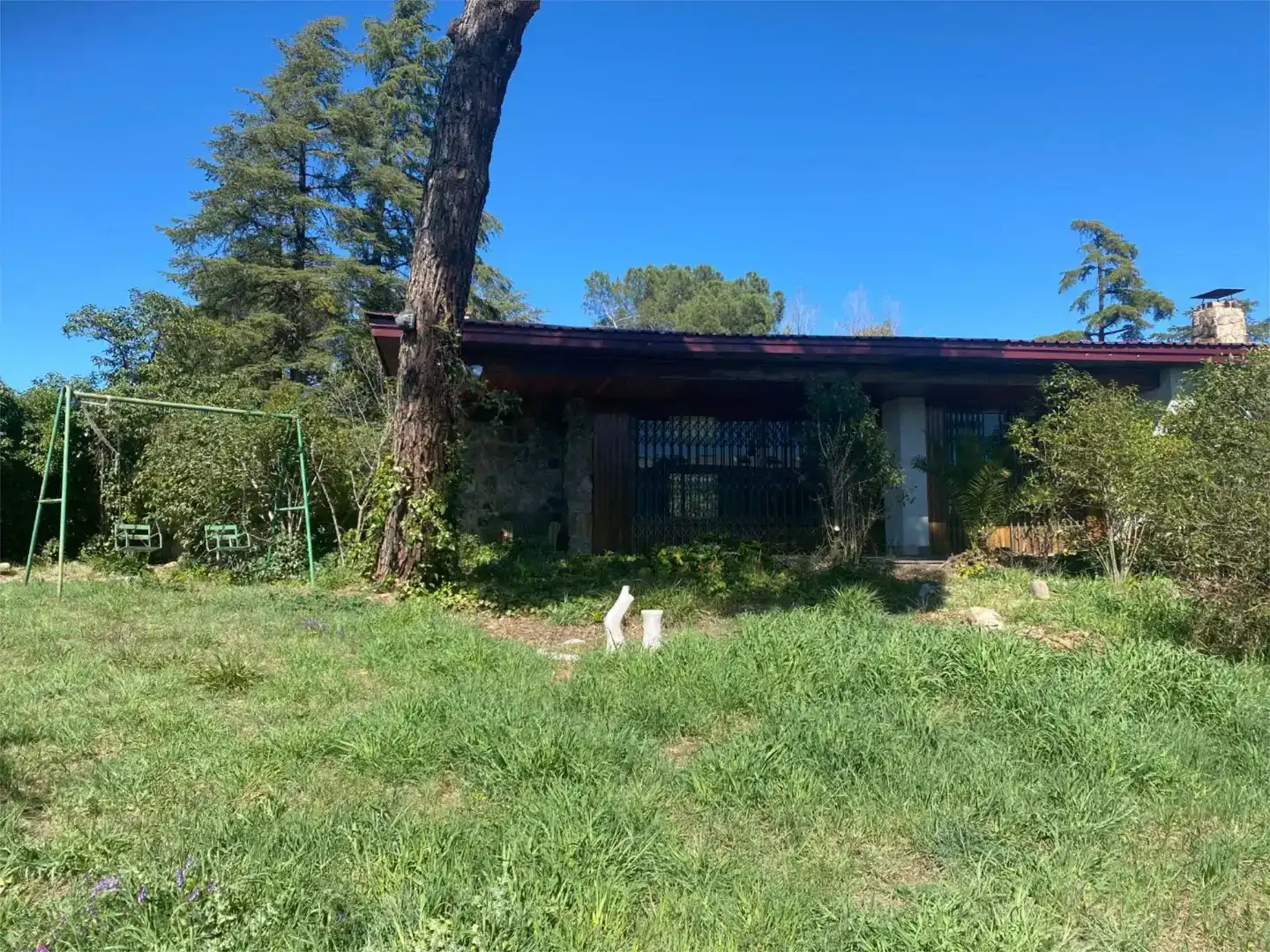 Vista exterior de Casa o xalet de lloguer en  Madrid Capital amb Piscina i Balcó