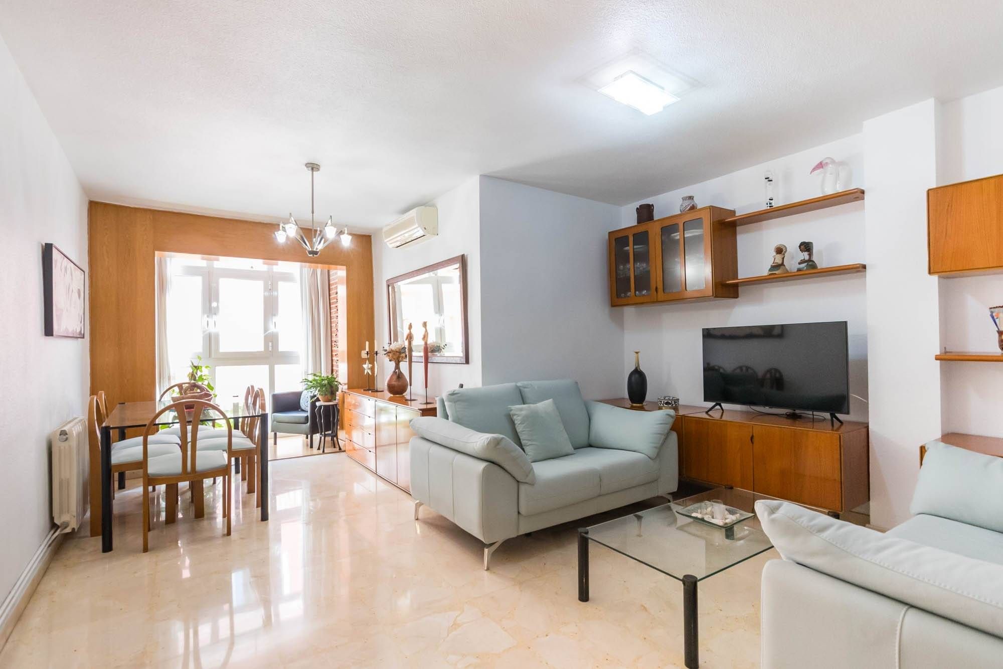 Living room of Flat for sale in  Murcia Capital  with Air Conditioner, Heating and Storage room