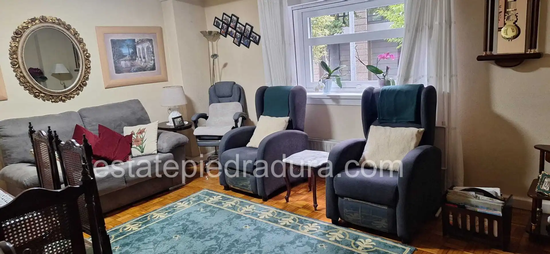 Wohnzimmer von Wohnung zum Verkauf in Santiago de Compostela  mit Terrasse, Abstellraum und Möbliert