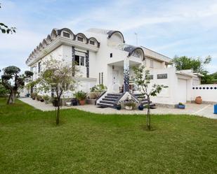 Exterior view of Single-family semi-detached for sale in Castellón de la Plana / Castelló de la Plana  with Air Conditioner, Heating and Private garden