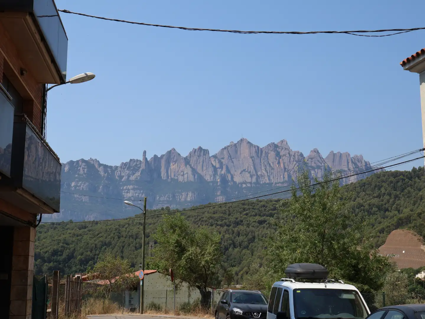 Exterior view of Detached homes for sale in Castellbell i el Vilar  with Air Conditioner, Heating and Terrace